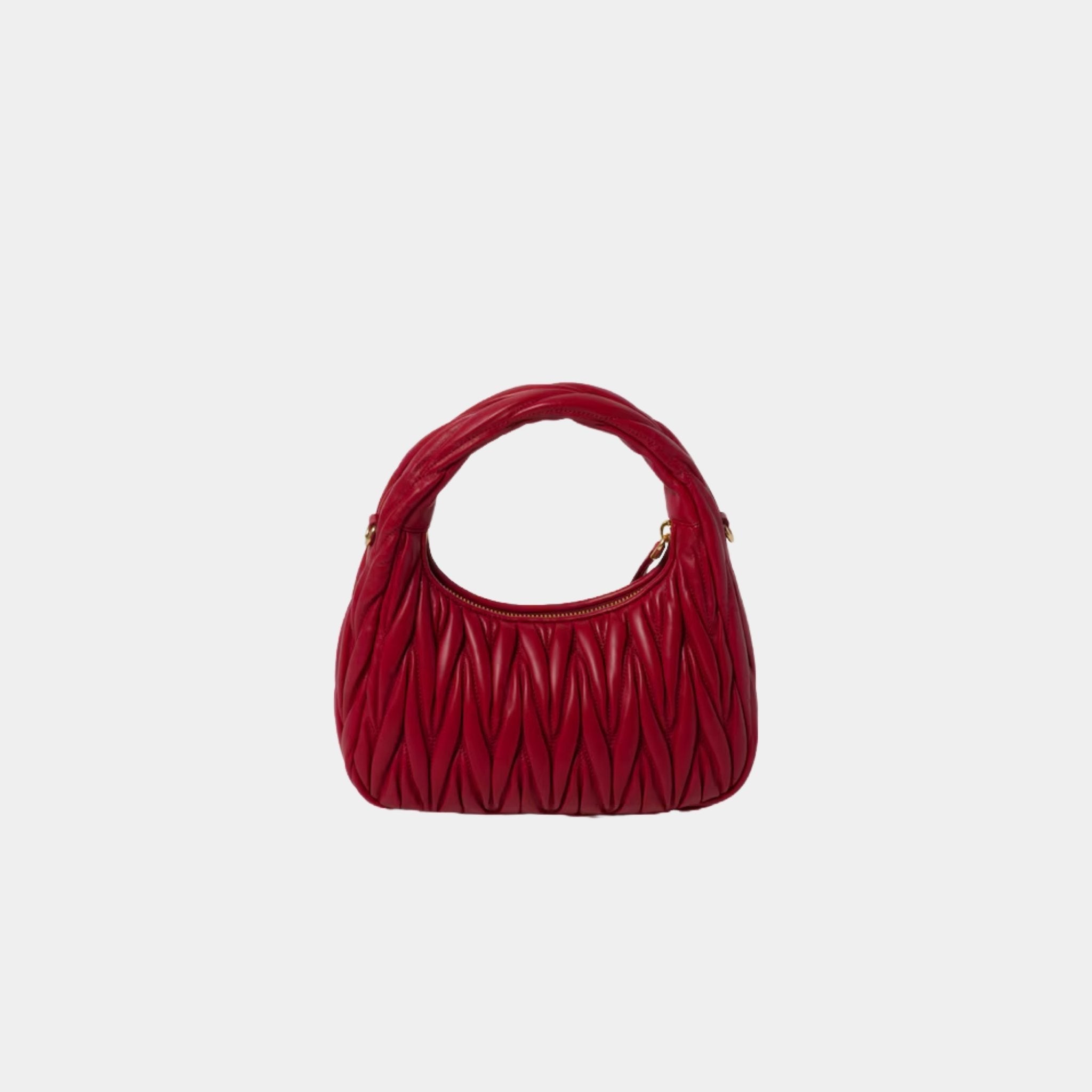 Wander Matelasse Nappa Leather Hobo Bag