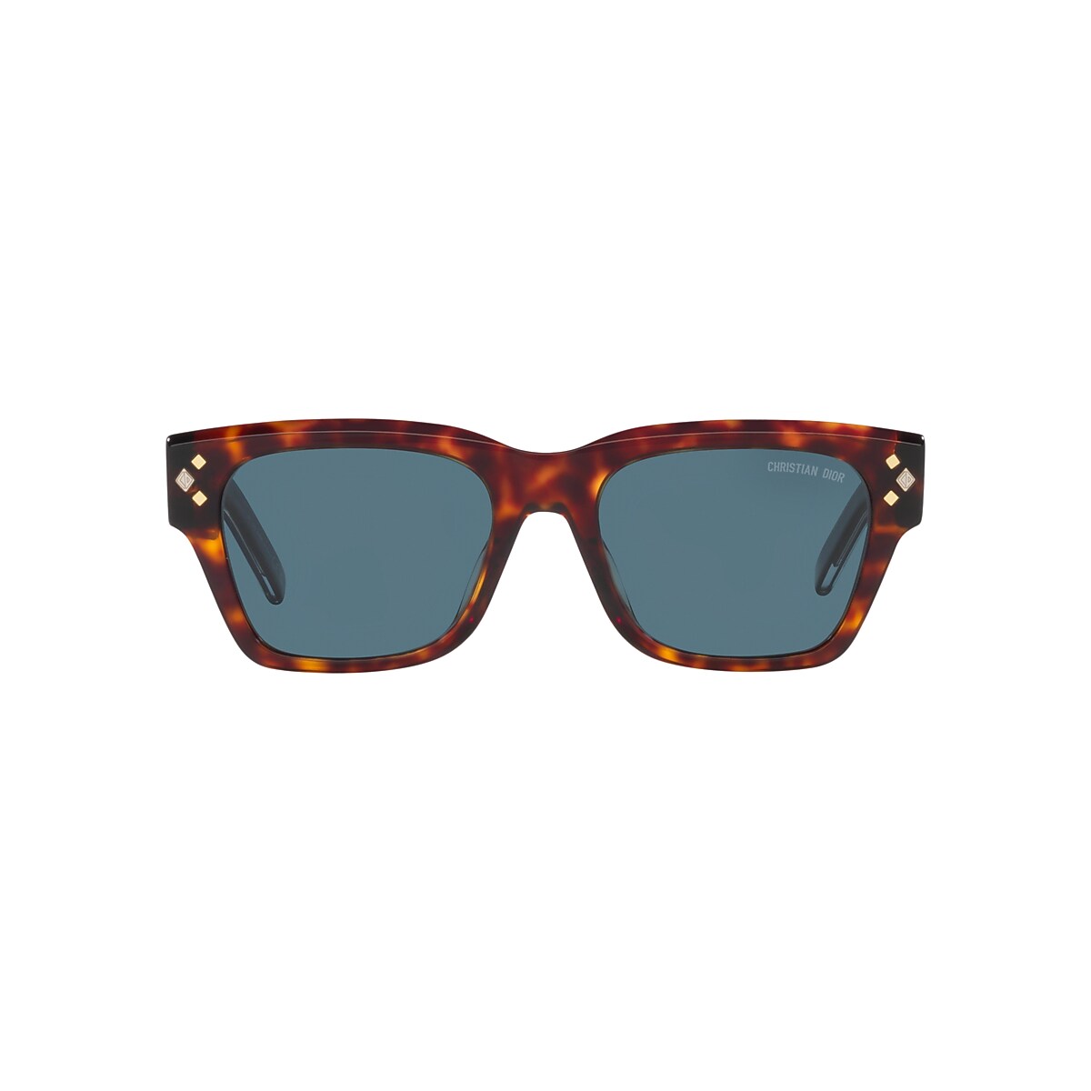 DIOR CD Diamond S2I Tortoise - Men Luxury Sunglasses, Blue Lens