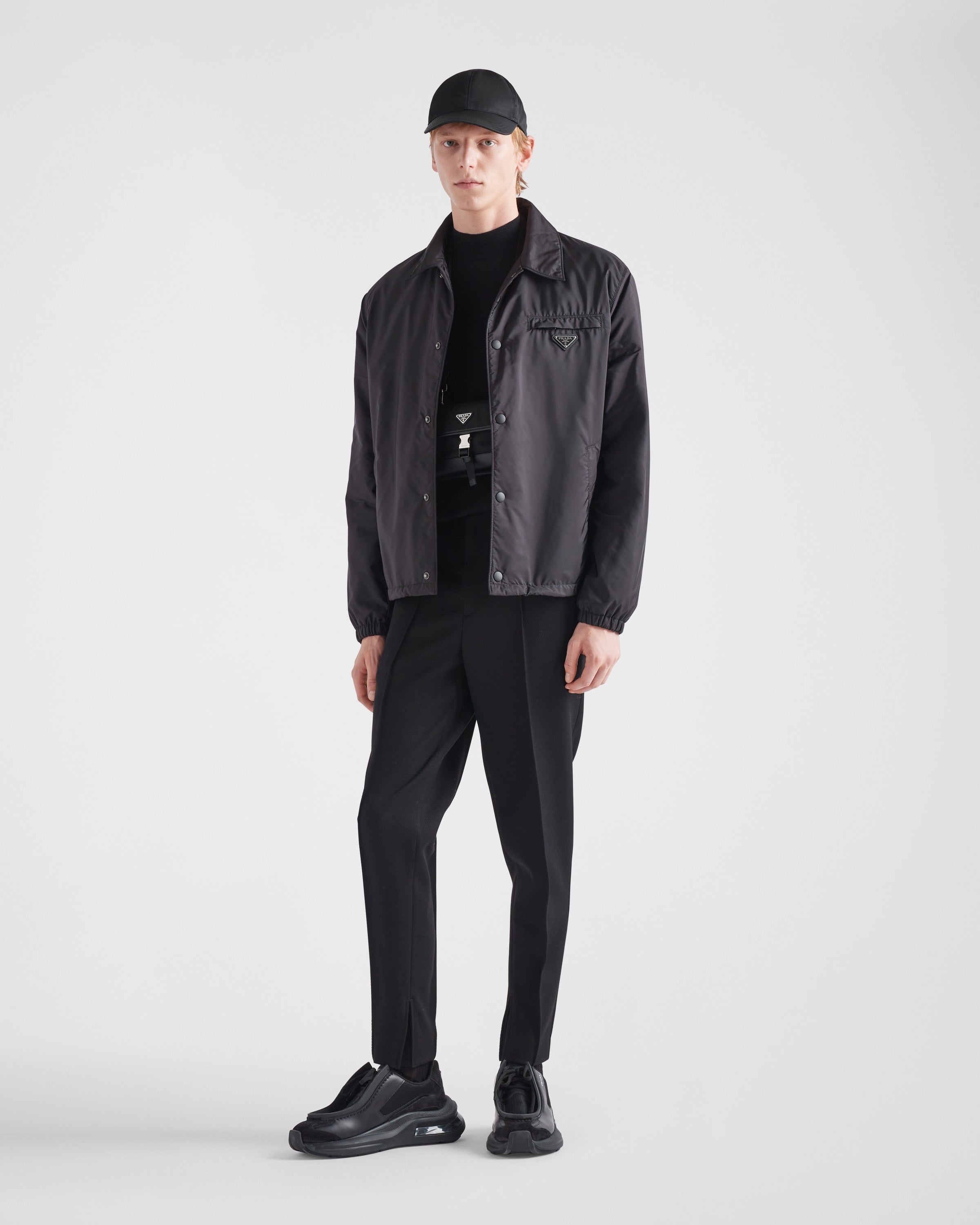 Re-Nylon blouson jacket Black