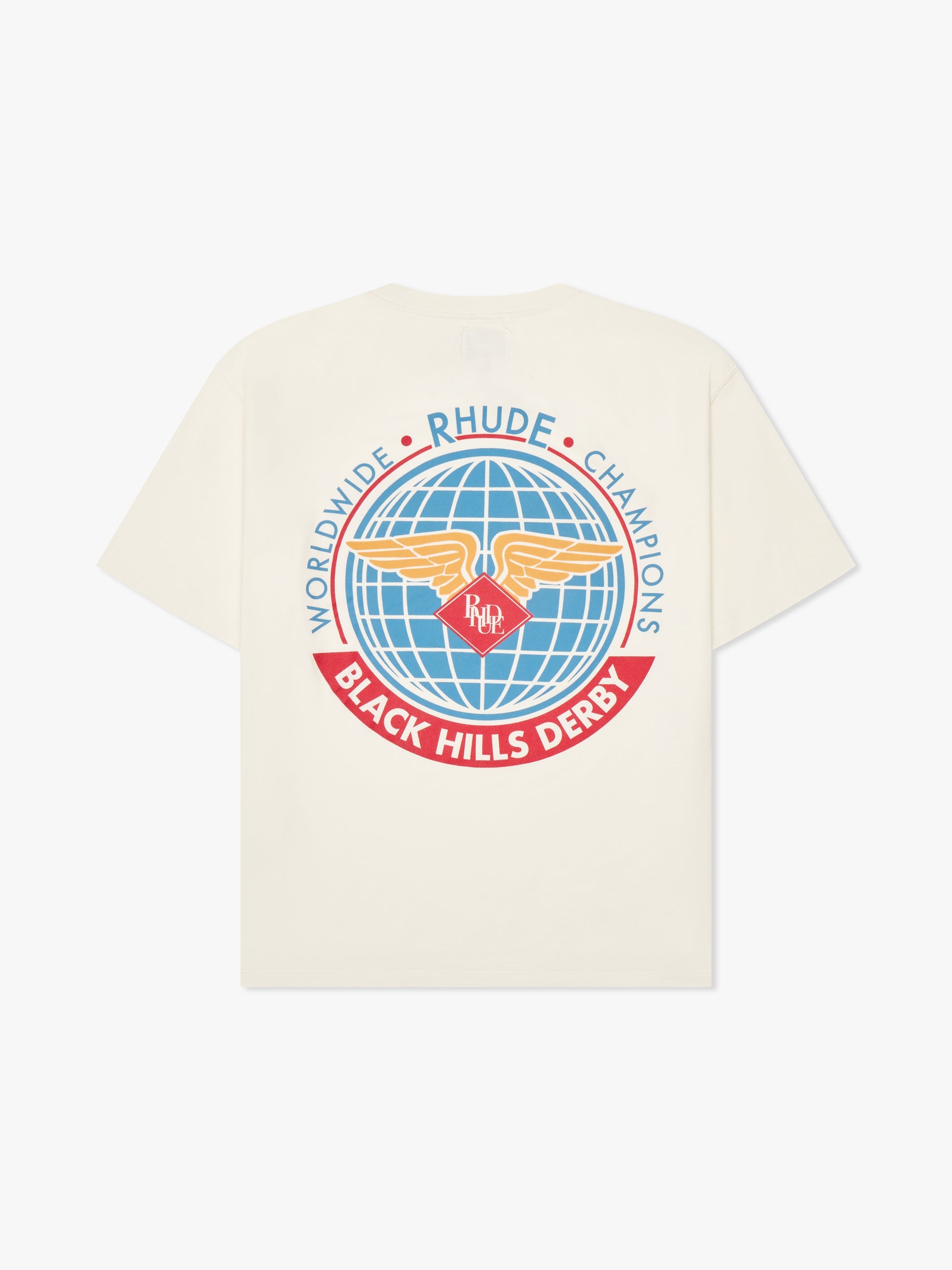 RHUDE WORLDWIDE TEE - VTG WHITE