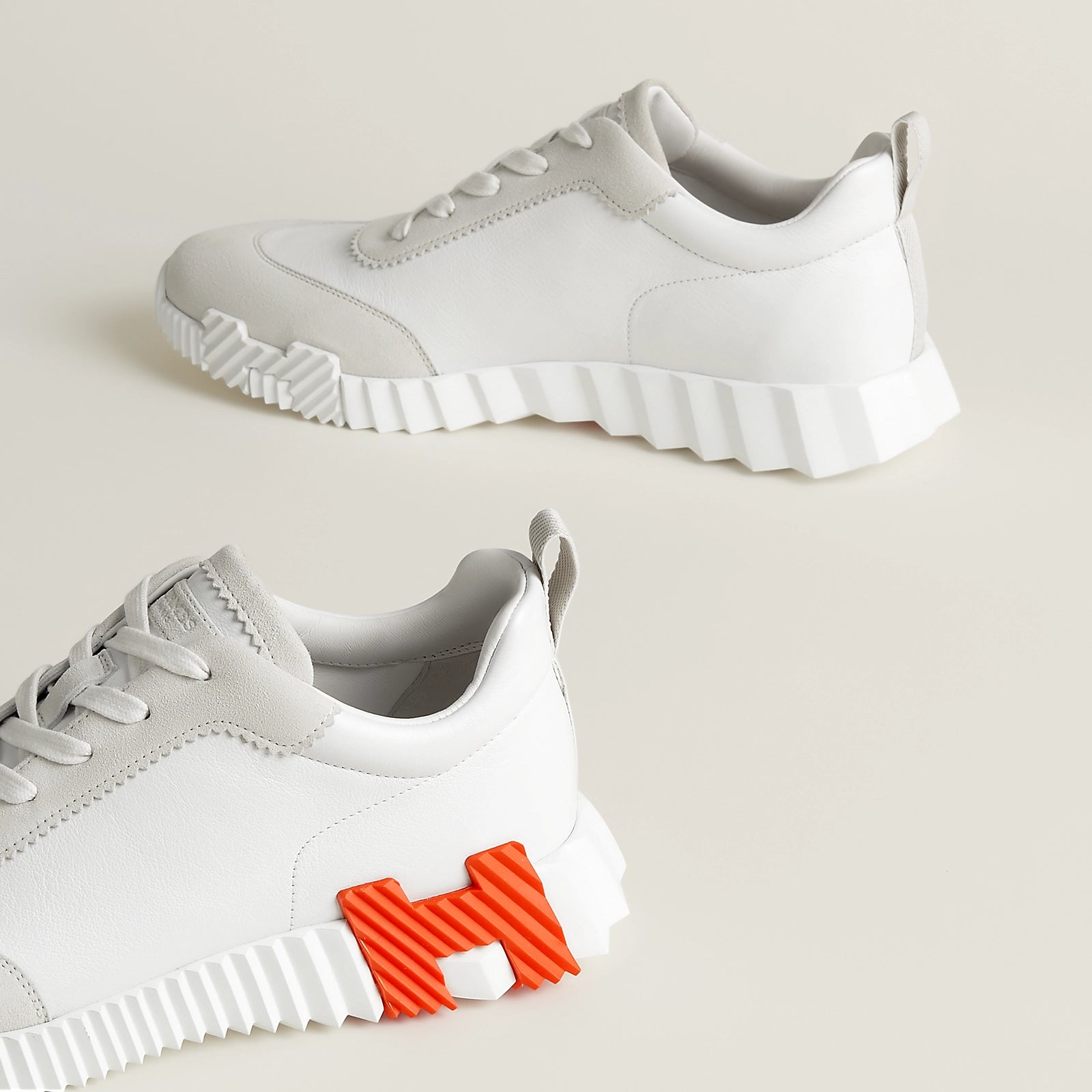 Bouncing Sneaker Blanc/Orange