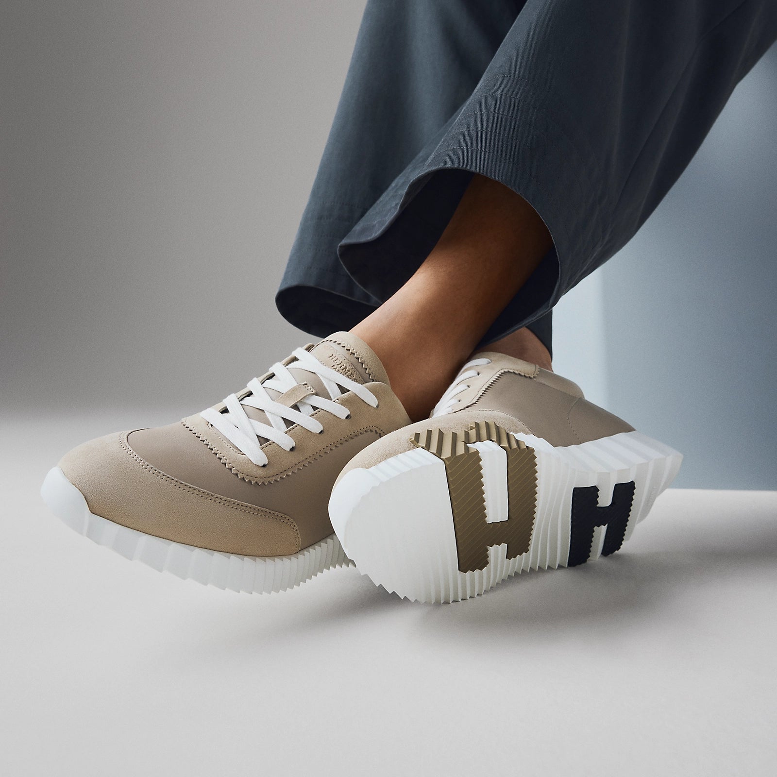 Bouncing Sneaker Beige Galet