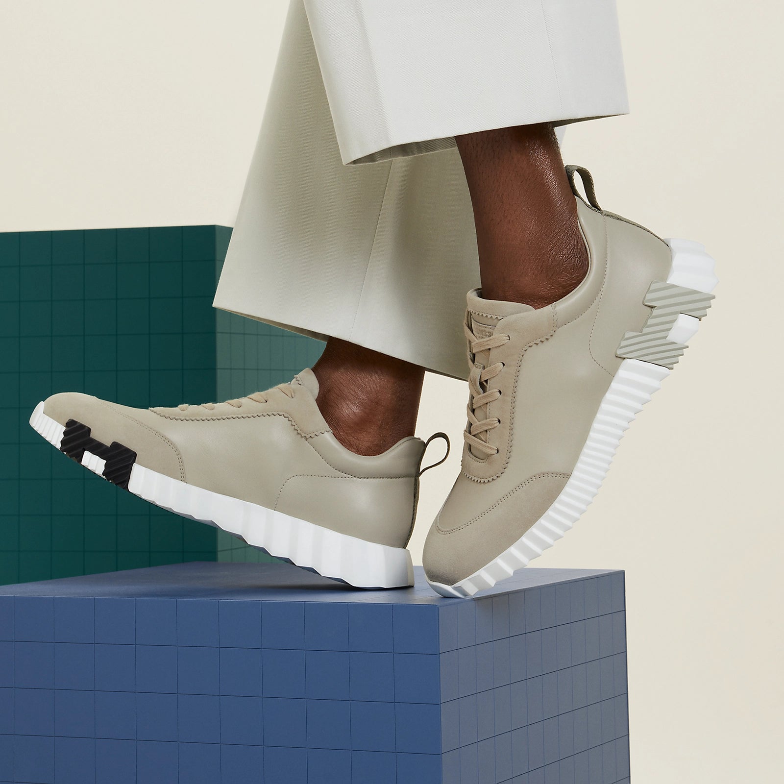 Bouncing Sneaker Beige Esquisse