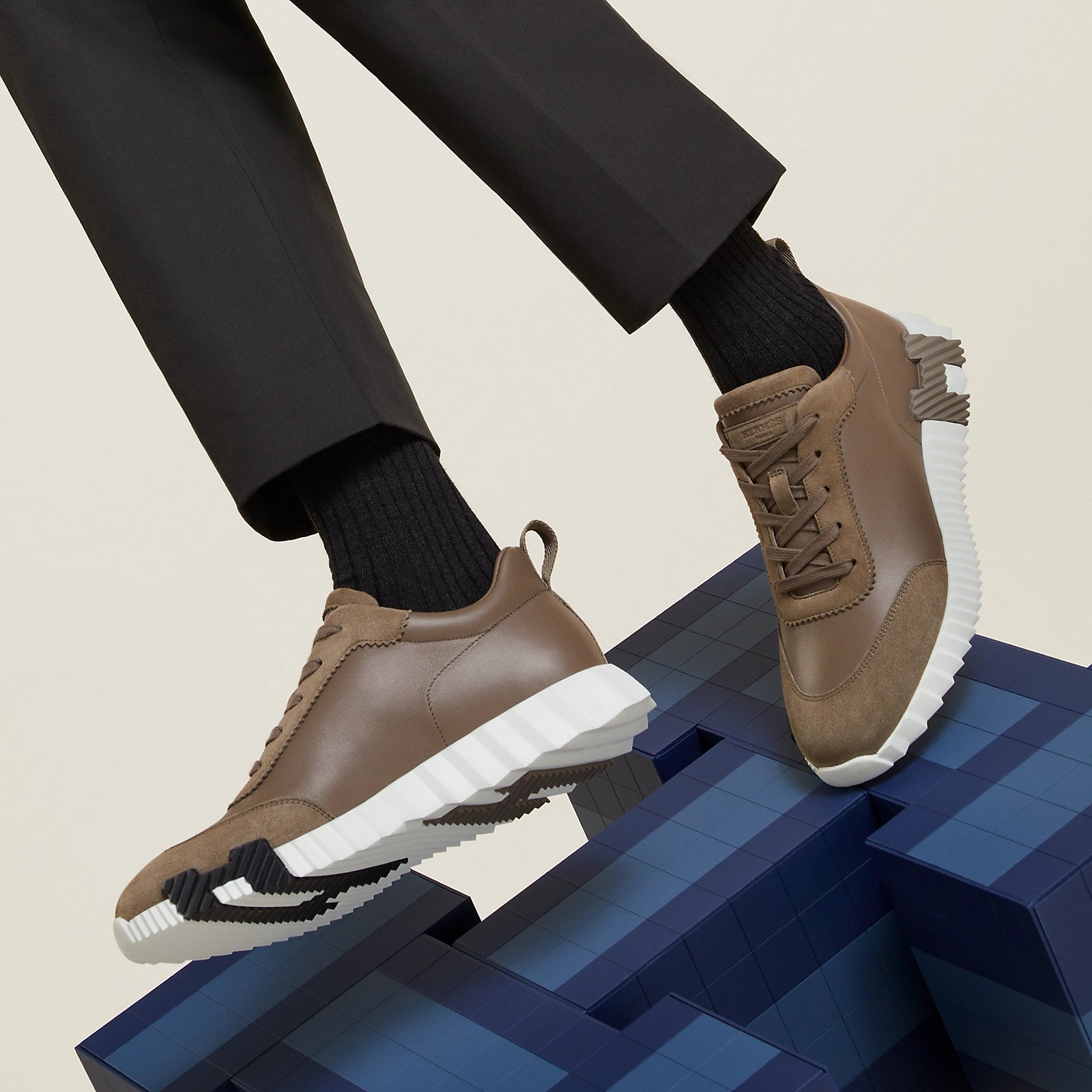 Bouncing Sneaker Étoupe