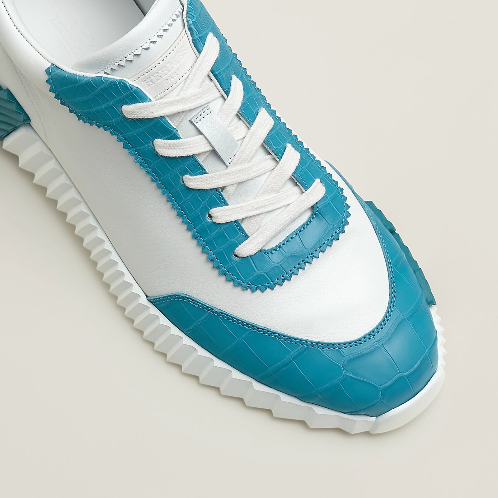 Bouncing Sneaker Blanc/Bleu Minéral
