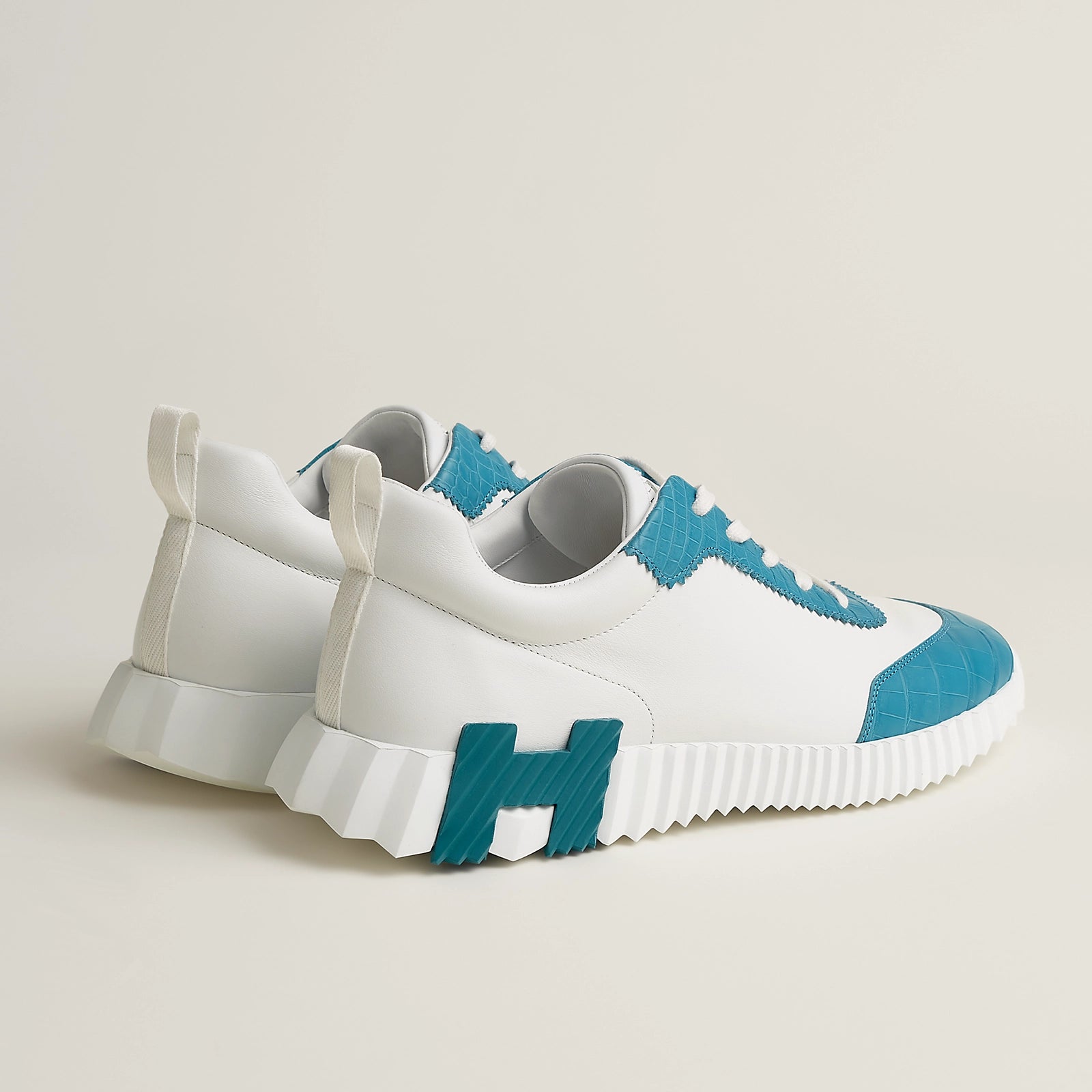 Bouncing Sneaker Blanc/Bleu Minéral