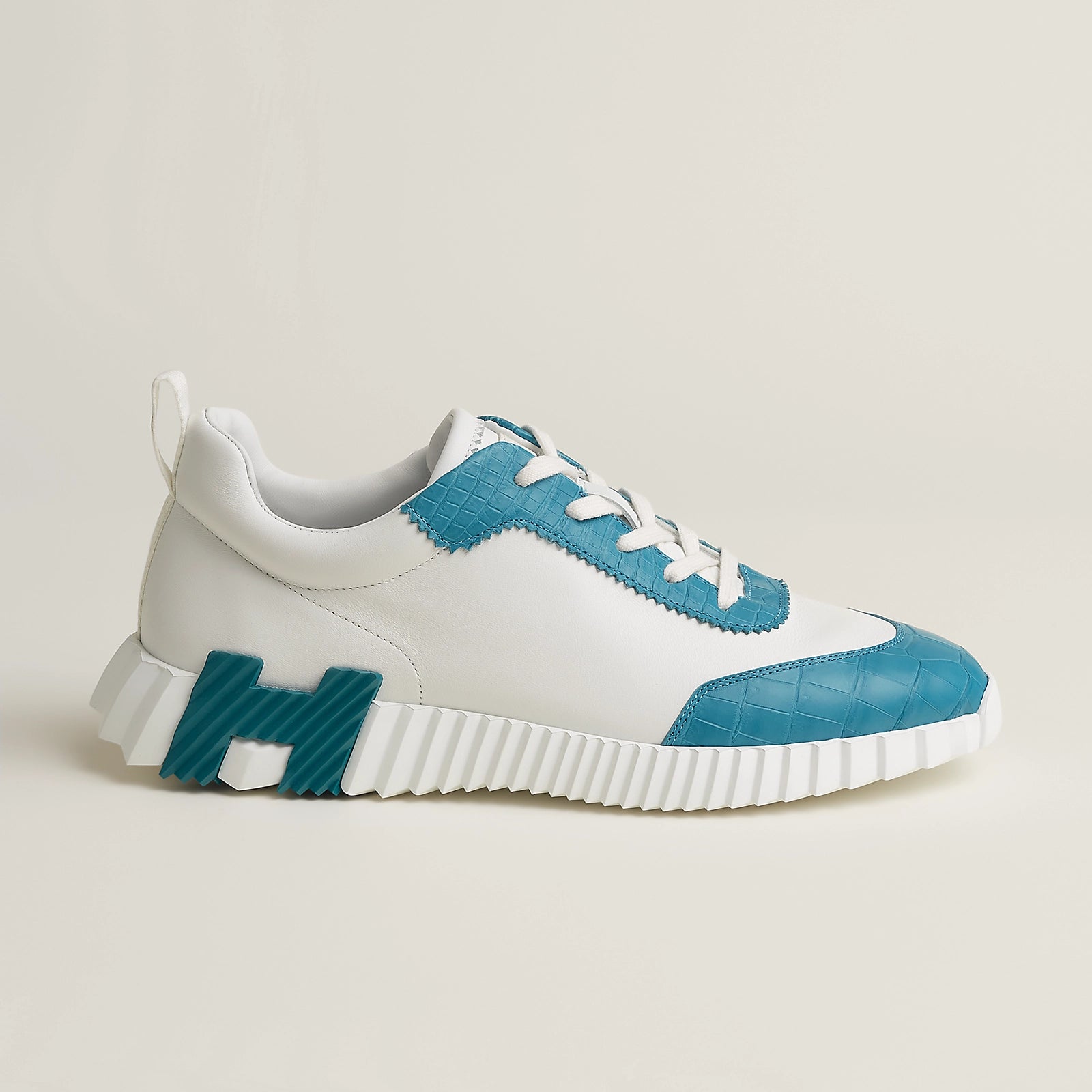 Bouncing Sneaker Blanc/Bleu Minéral