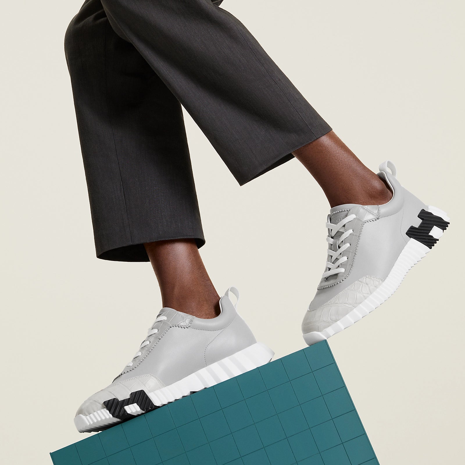 Bouncing Sneaker Gris Silex/Beige Glaise