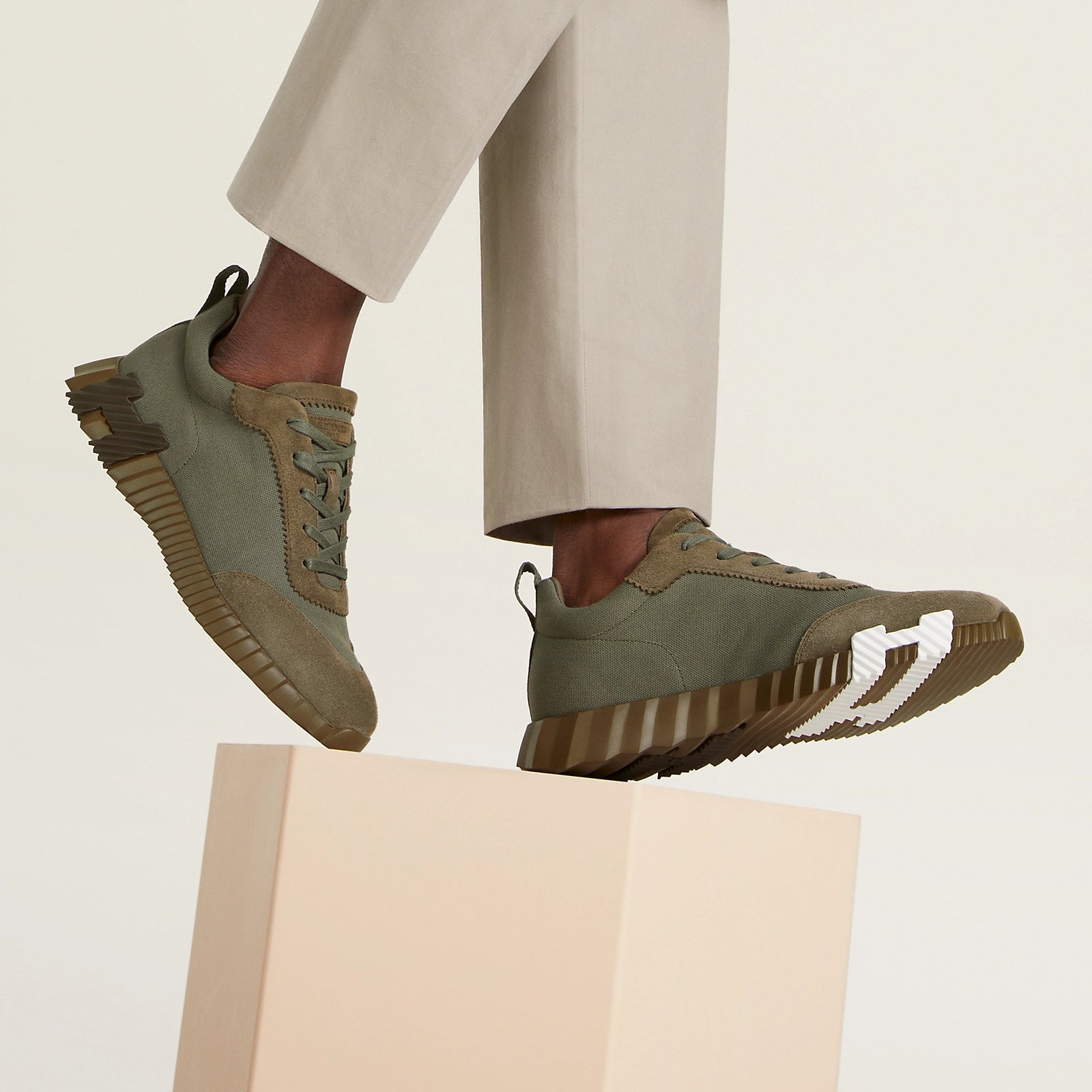 Bouncing Sneaker Vert Toundra