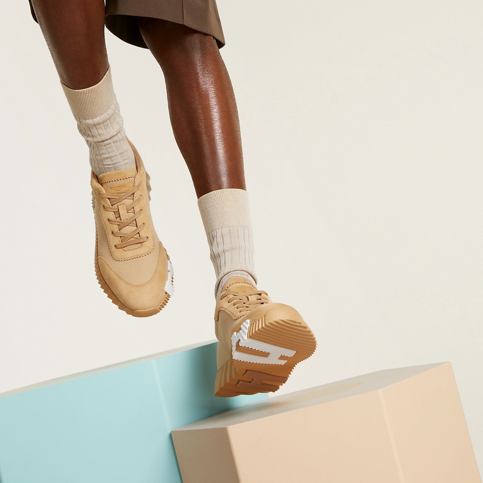 Bouncing Sneaker Beige Albâtre