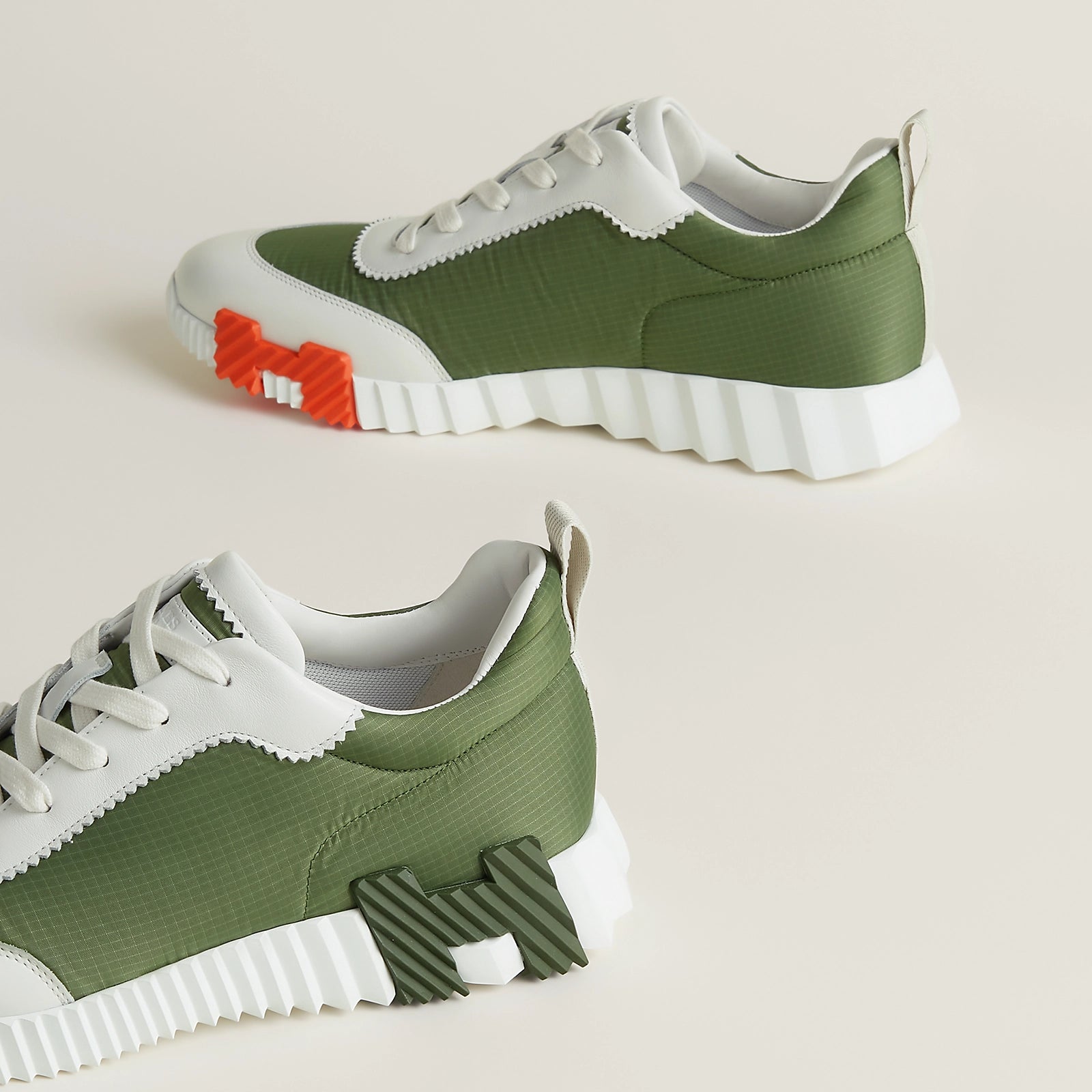 Bouncing Sneaker Matcha/Blanc