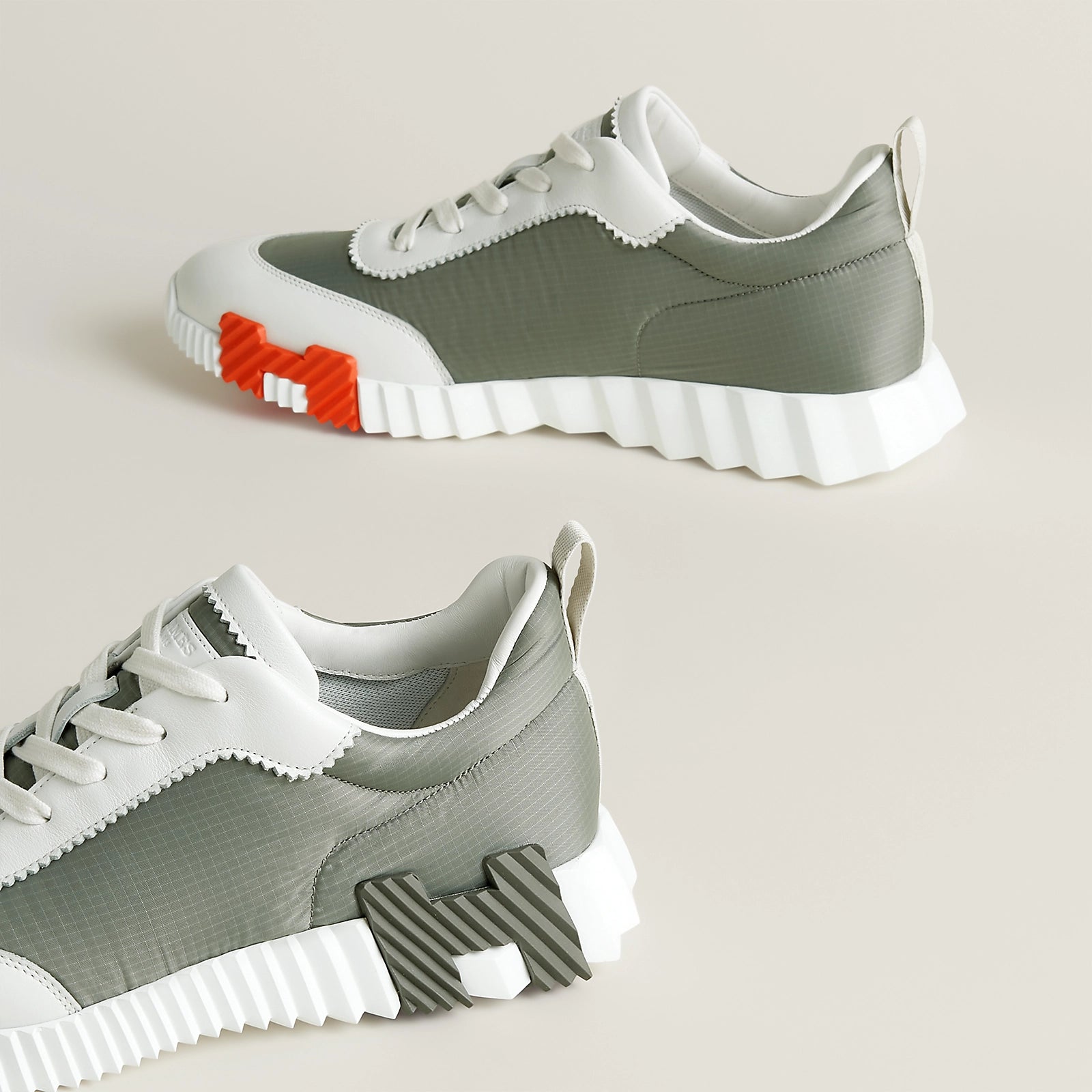 Bouncing Sneaker Étoupe/Blanc