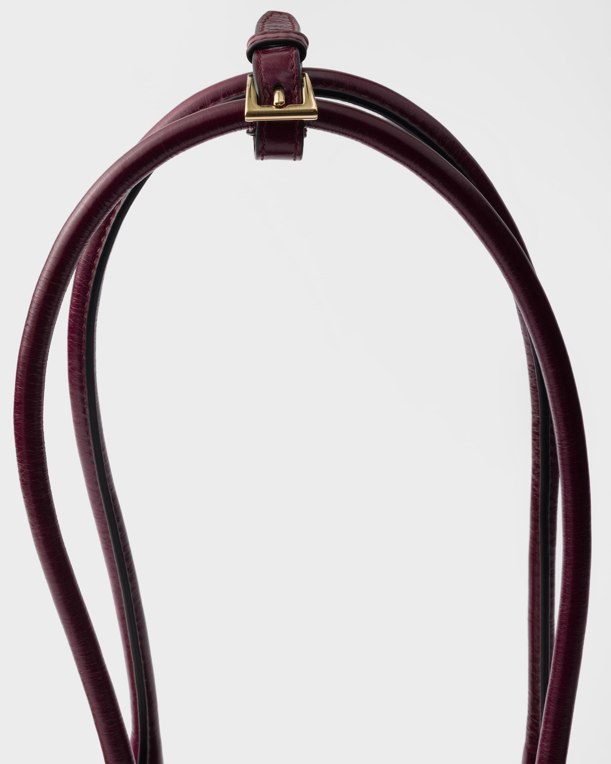 Prada Bonnie medium leather handbag Burgundy