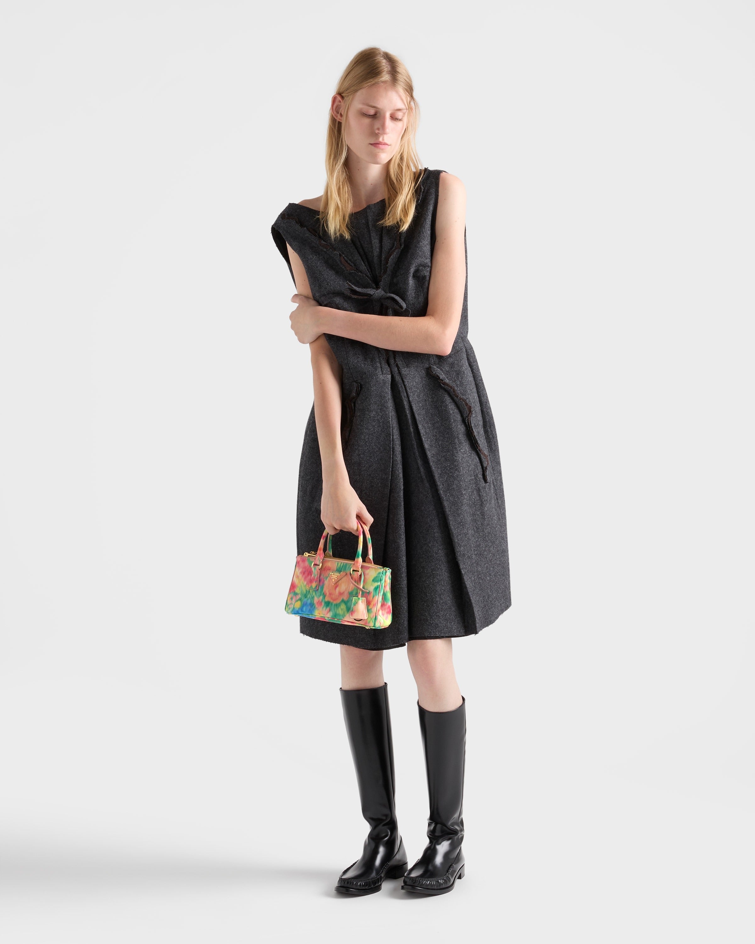 Prada Galleria printed Saffiano leather mini-bag Green