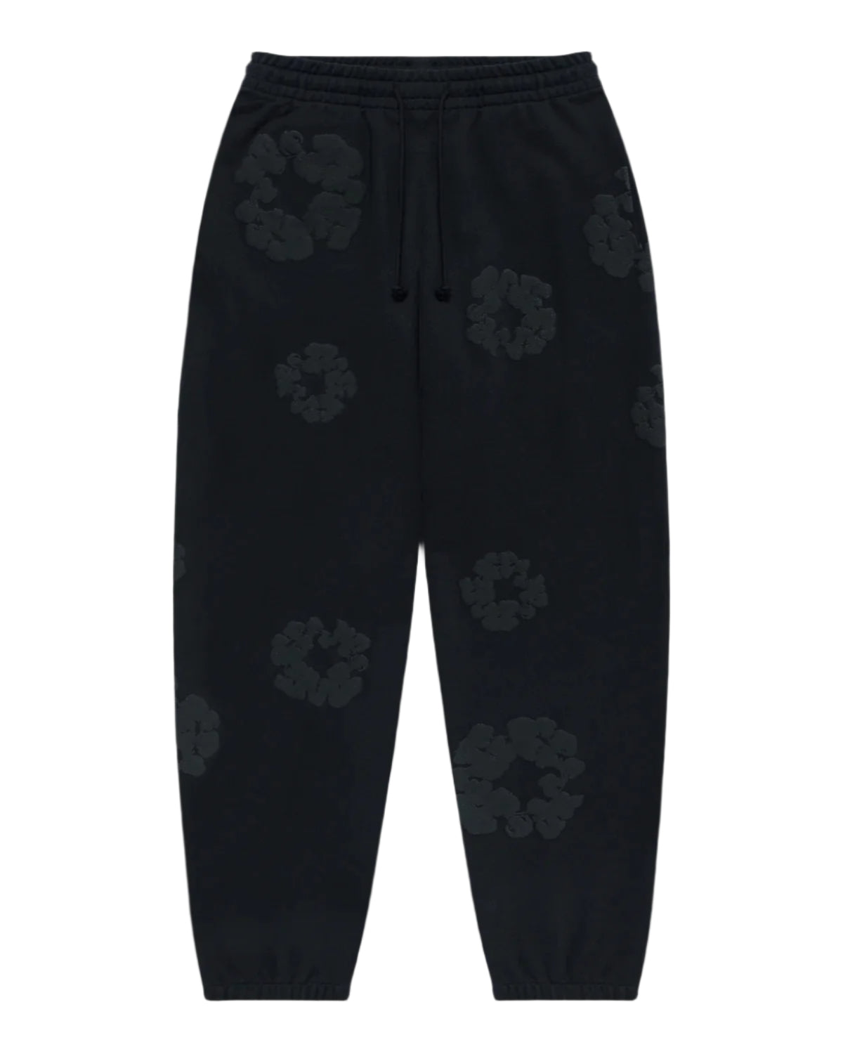 Mono Cotton Wreath Sweatpants Black Black