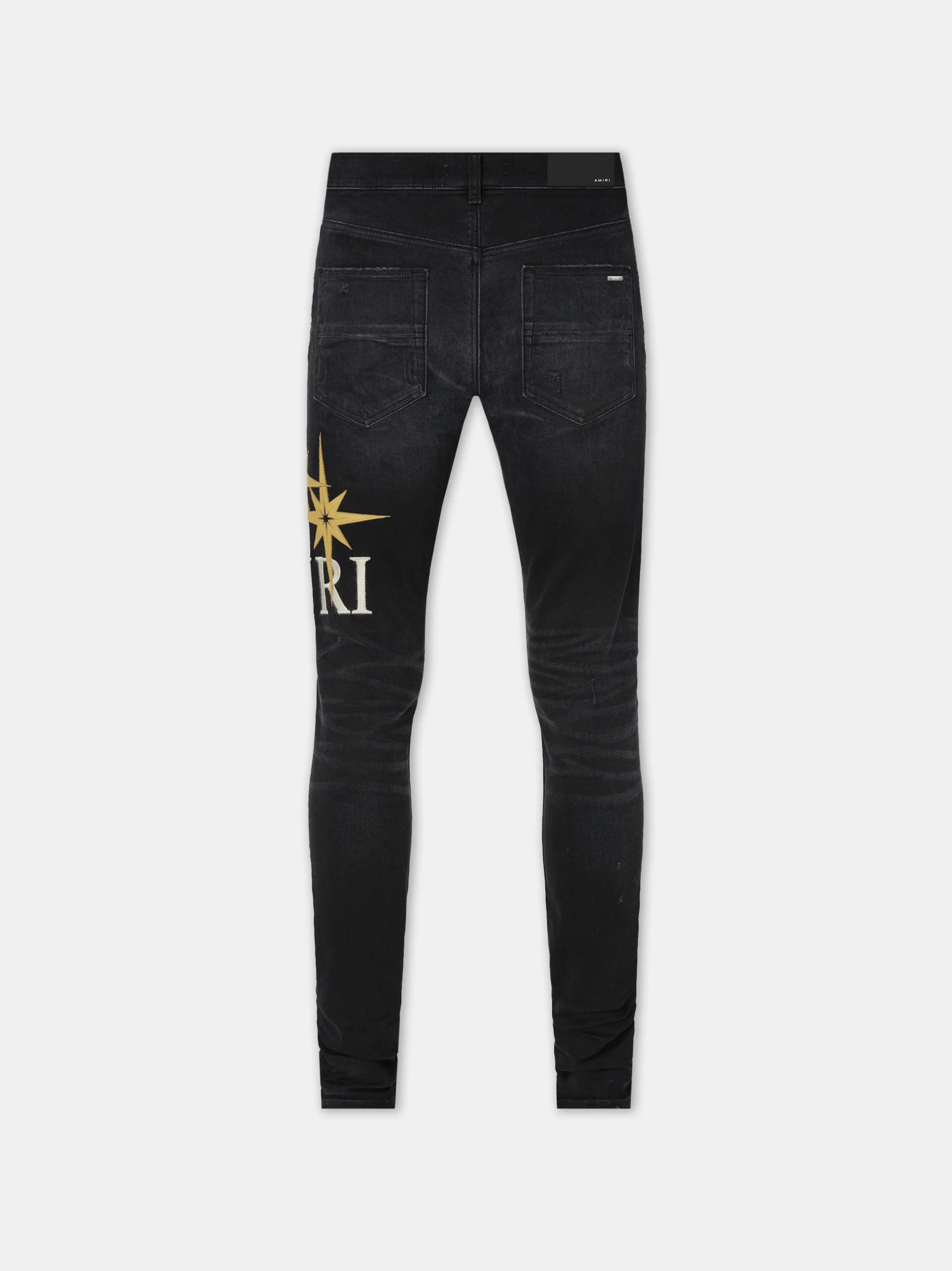 STARBURST APPLIQUE SKINNY JEAN Vintage Black