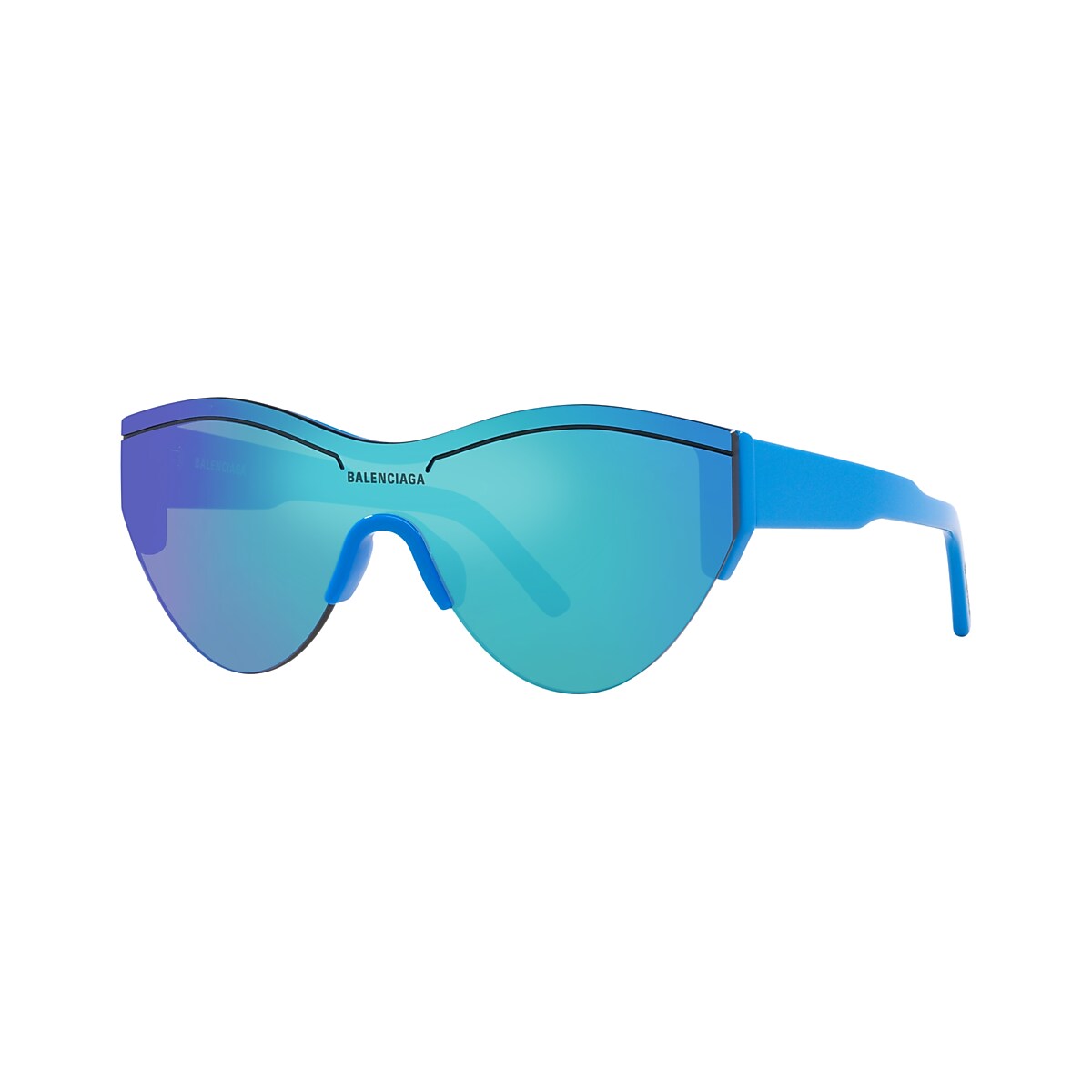 BALENCIAGA BB0004S Blue Light - Unisex Sunglasses, Blue Lens