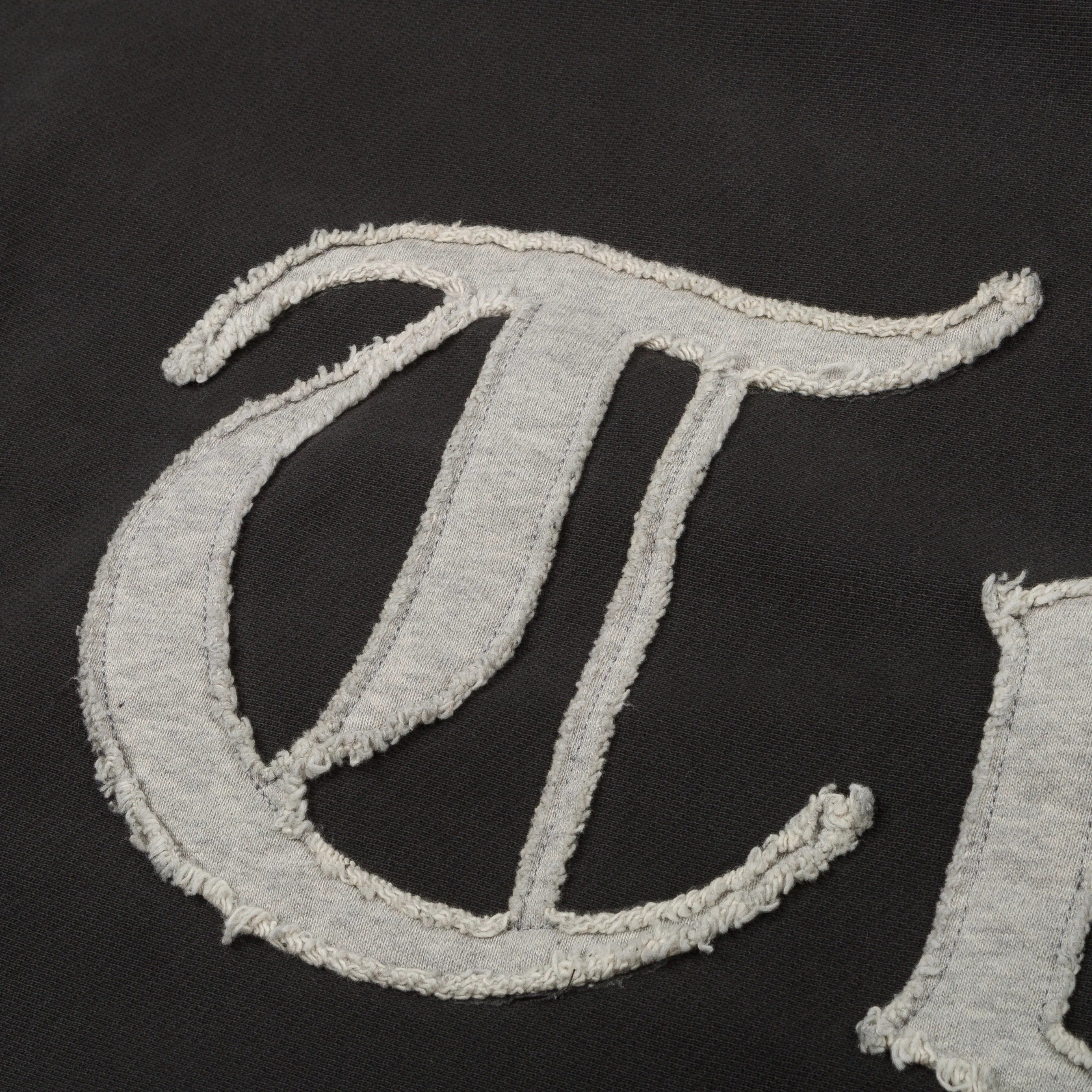 Tears Cut Out Sweatpants Charcoal