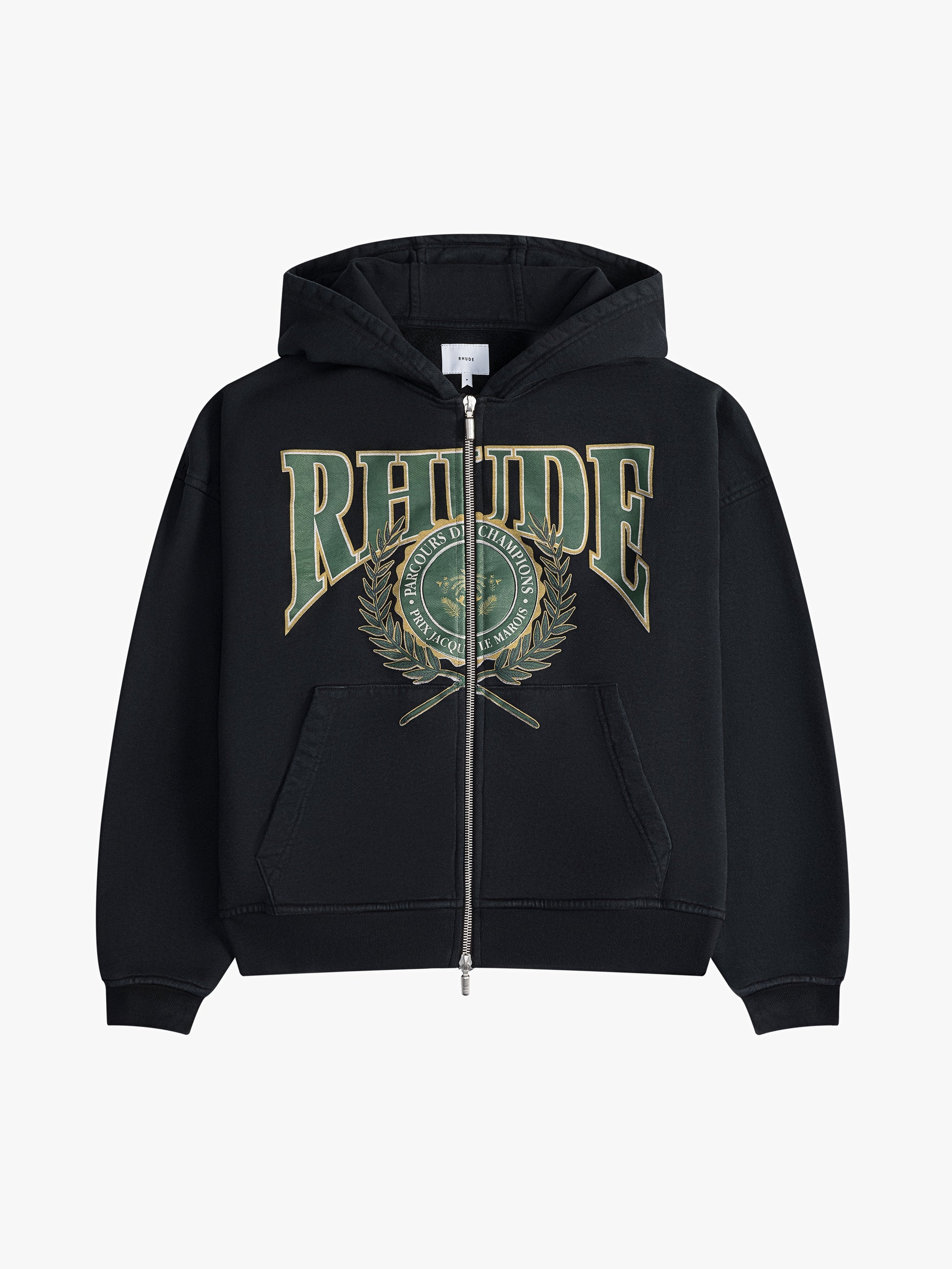 PARCOURS DES CHAMPIONS ZIP HOODIE - VTG BLACK