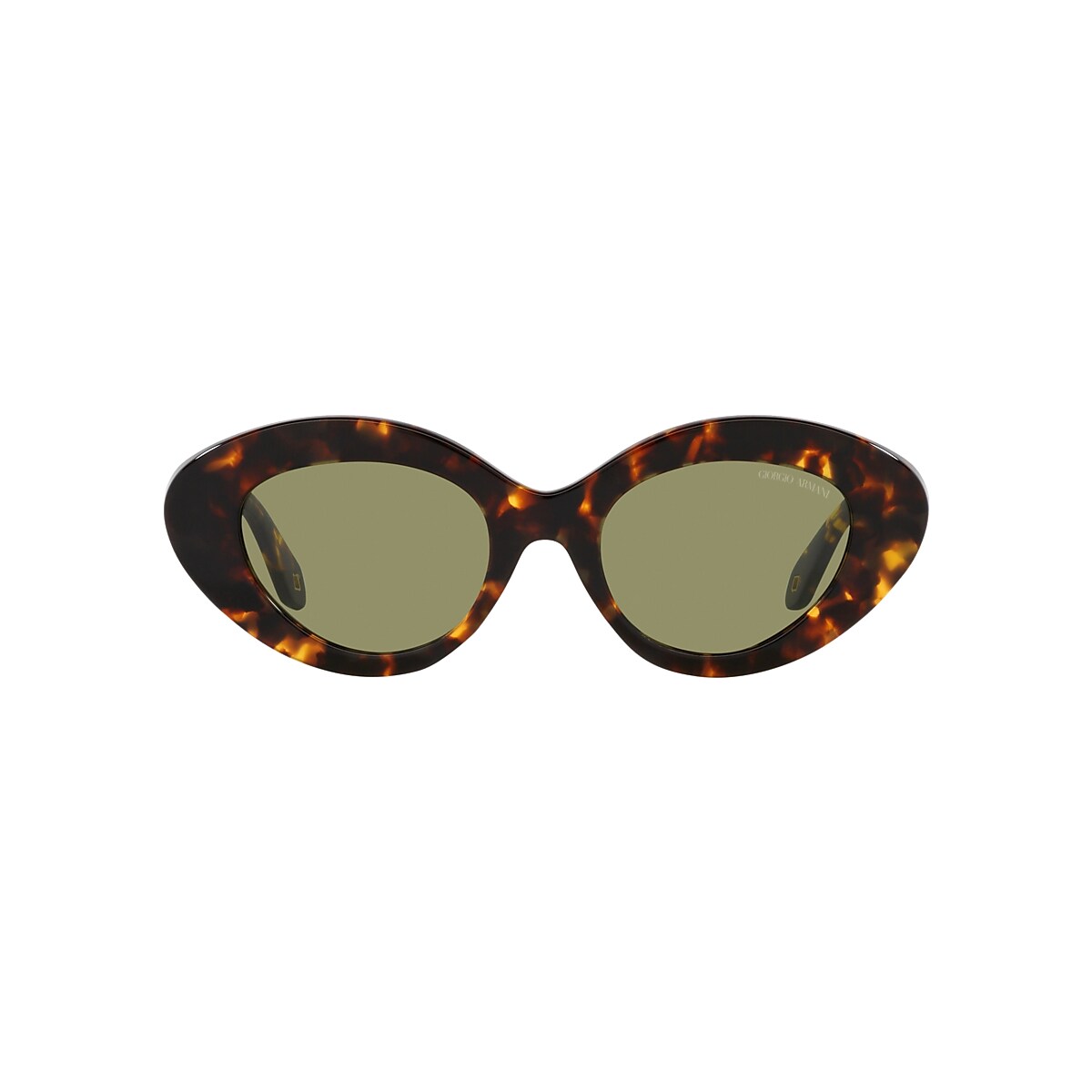 GIORGIO ARMANI AR8188 Honey Havana - Women Sunglasses, Green Lens