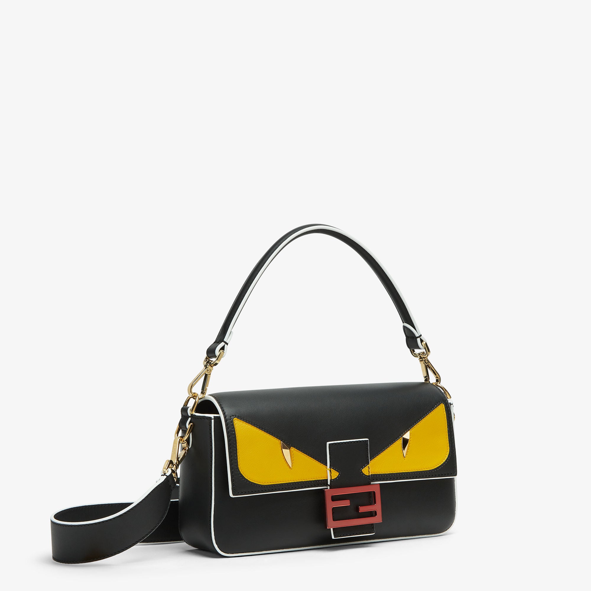 Baguette Lunar New Year black leather bag