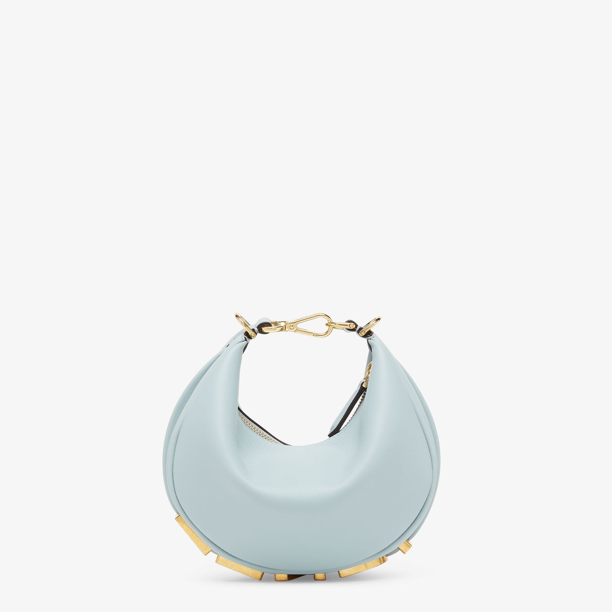 Fendigraphy Mini Light blue leather mini bag
