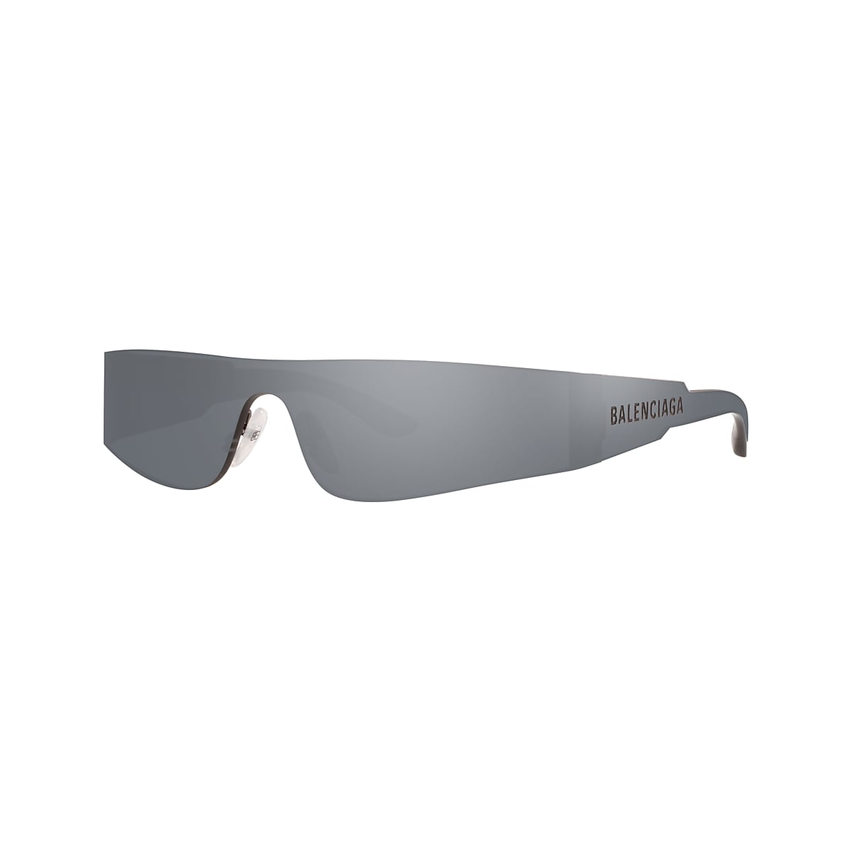 BALENCIAGA BB0041S Silver - Unisex Sunglasses, Silver Lens