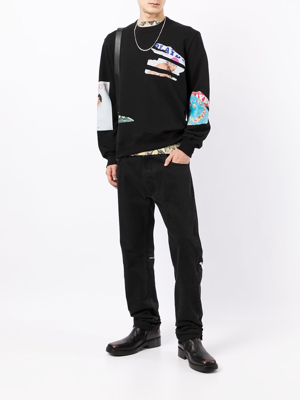 Playboy magazine crew neck sweatshirt