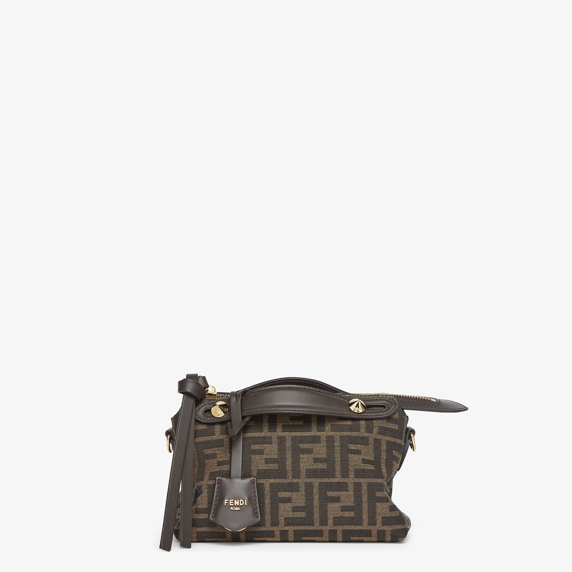 By The Way Soft Mini Brown FF jacquard fabric mini bag