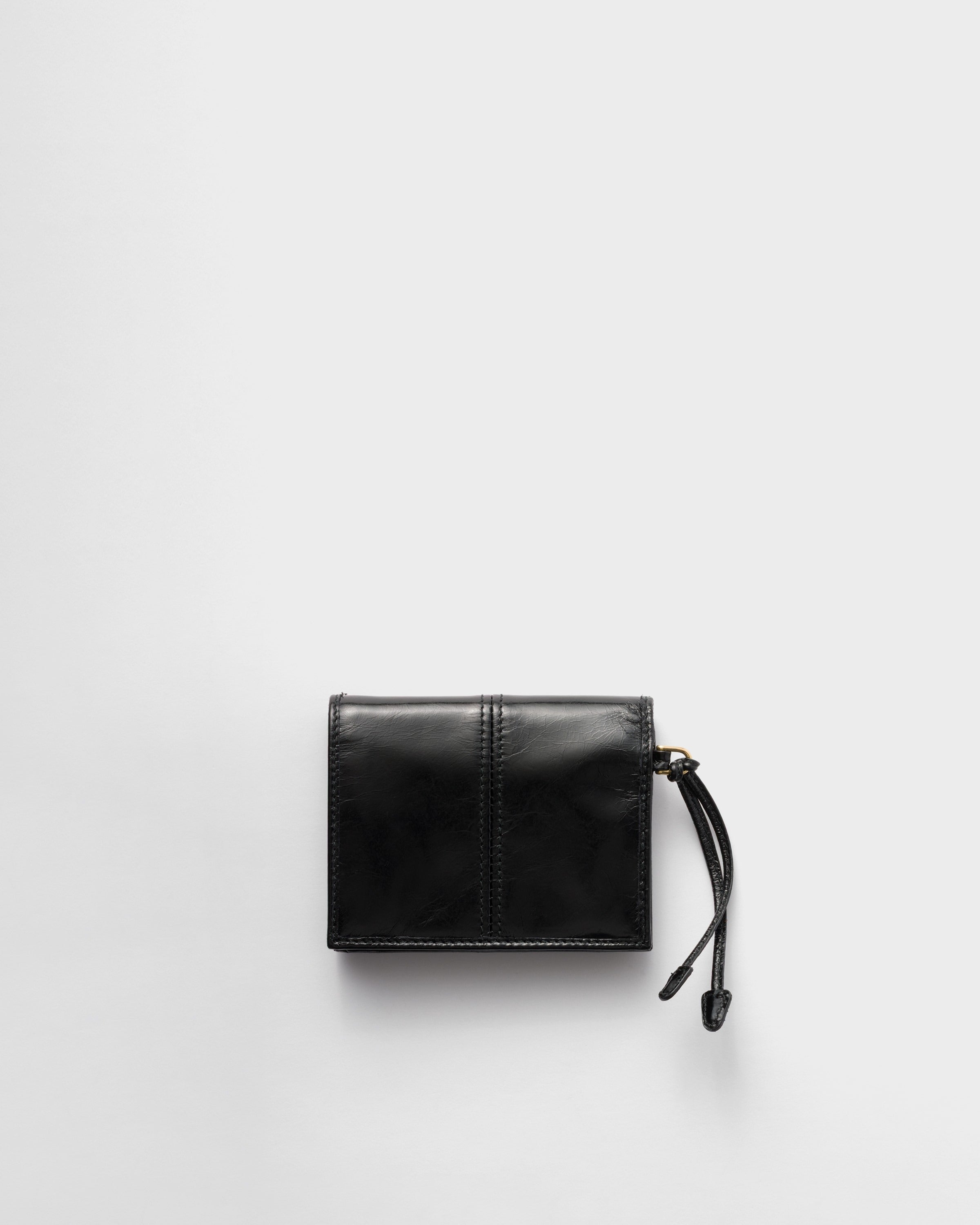 Small leather wallet Black