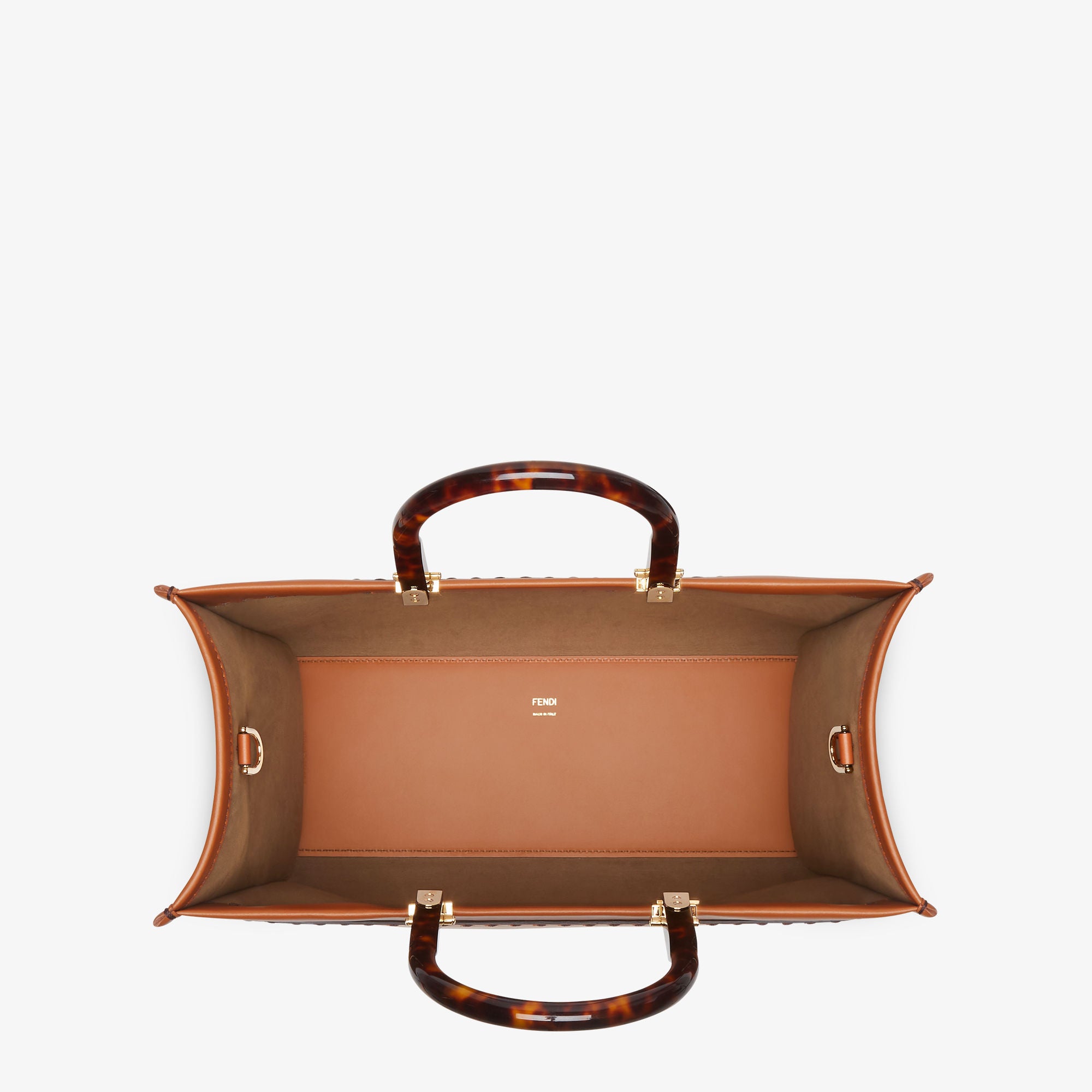 Fendi Sunshine Medium Brown calfskin bag