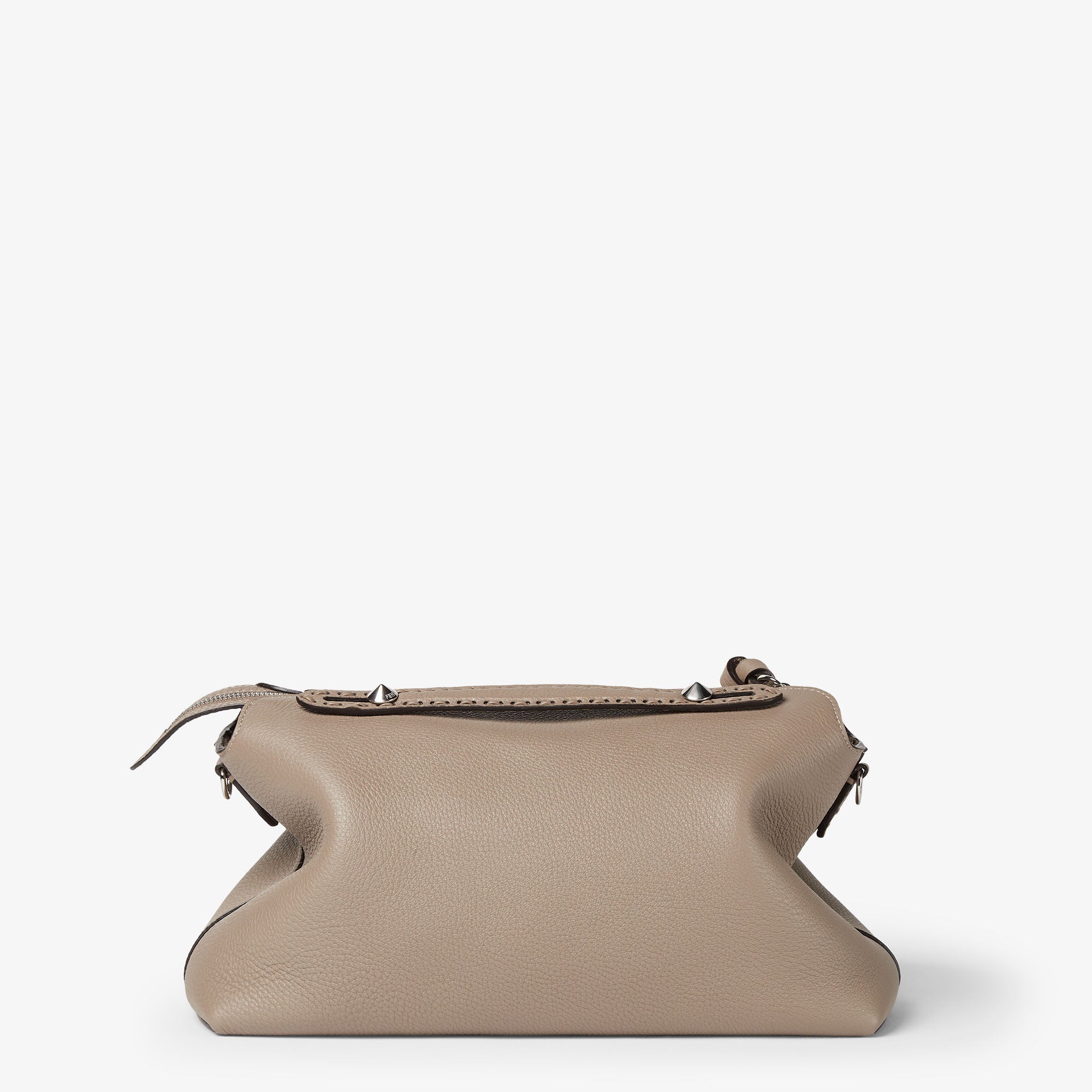 By The Way Selleria Large Dove gray Selleria bag with 200 hand-sewn topstitches