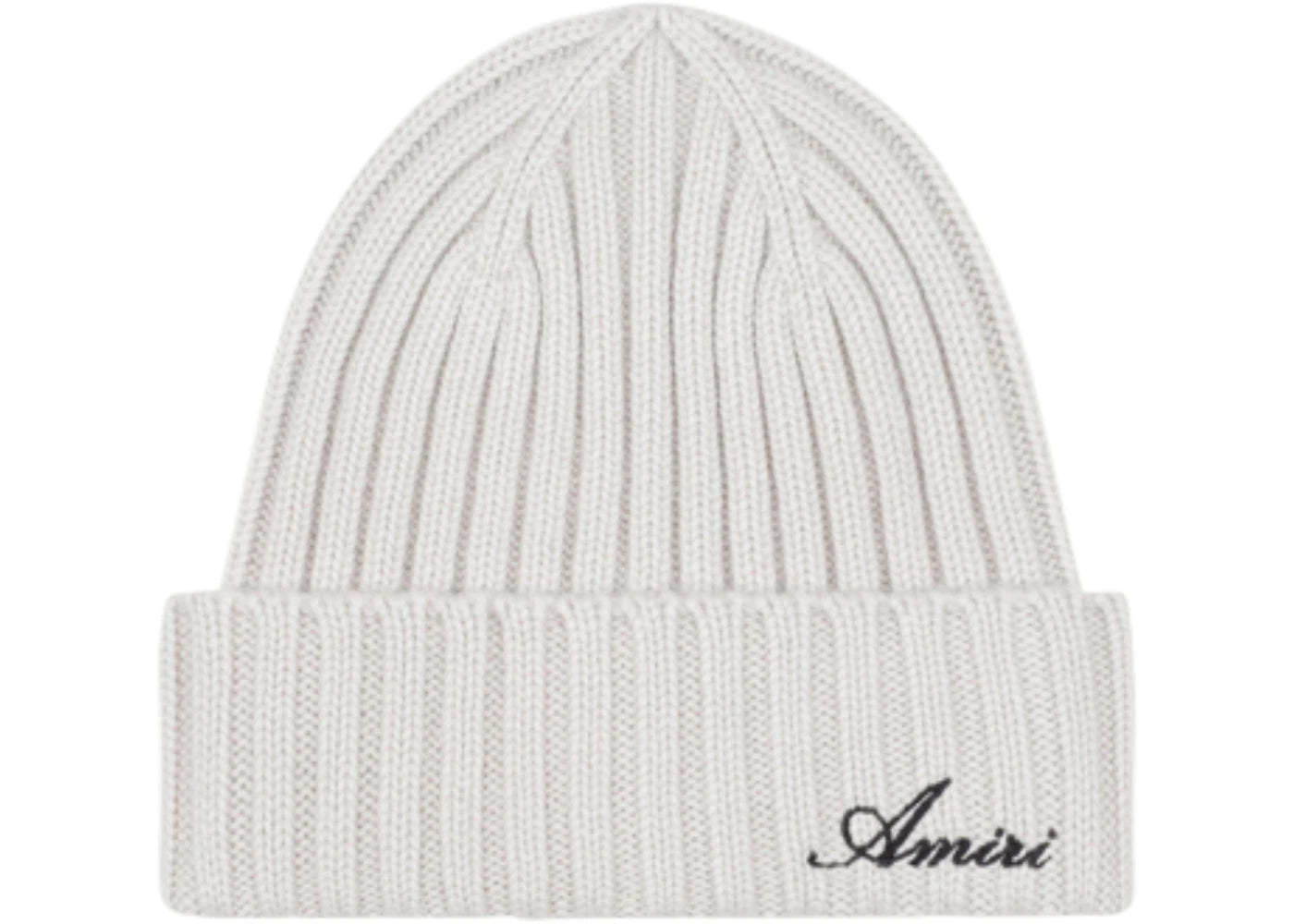 AMIRI Logo Script Beanie Beige