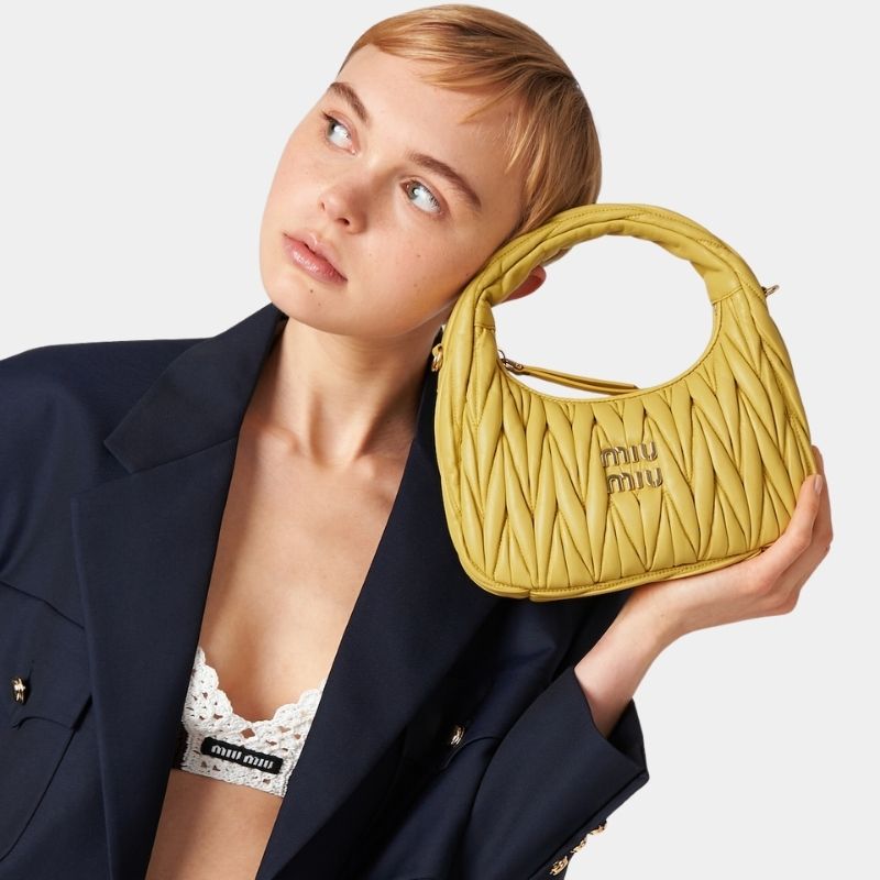Wander Matelasse Nappa Leather Hobo Bag