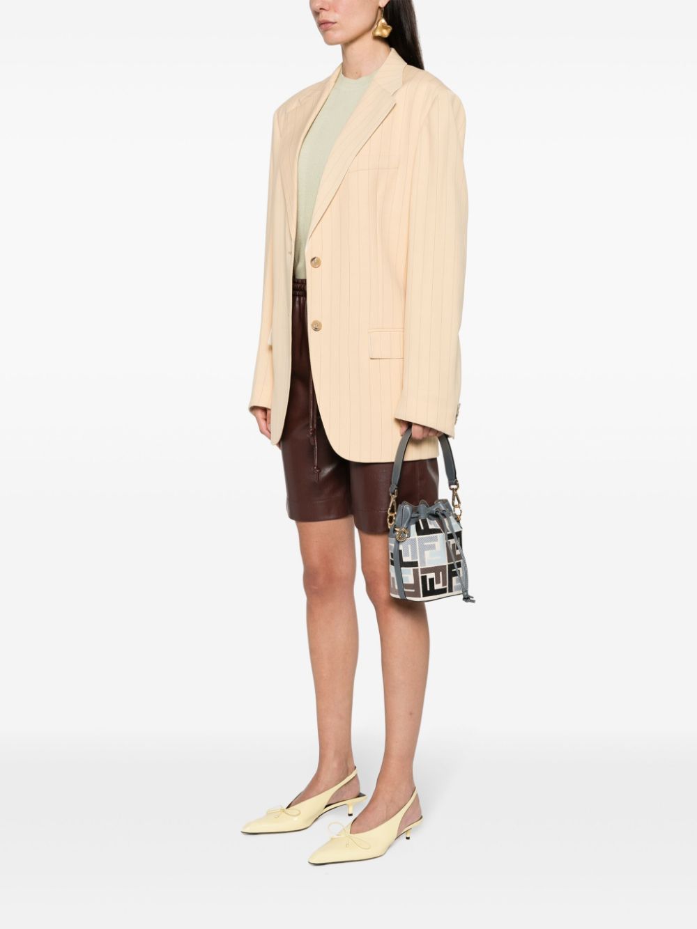 FENDI Mon Tresor FF-motif Mini Bag