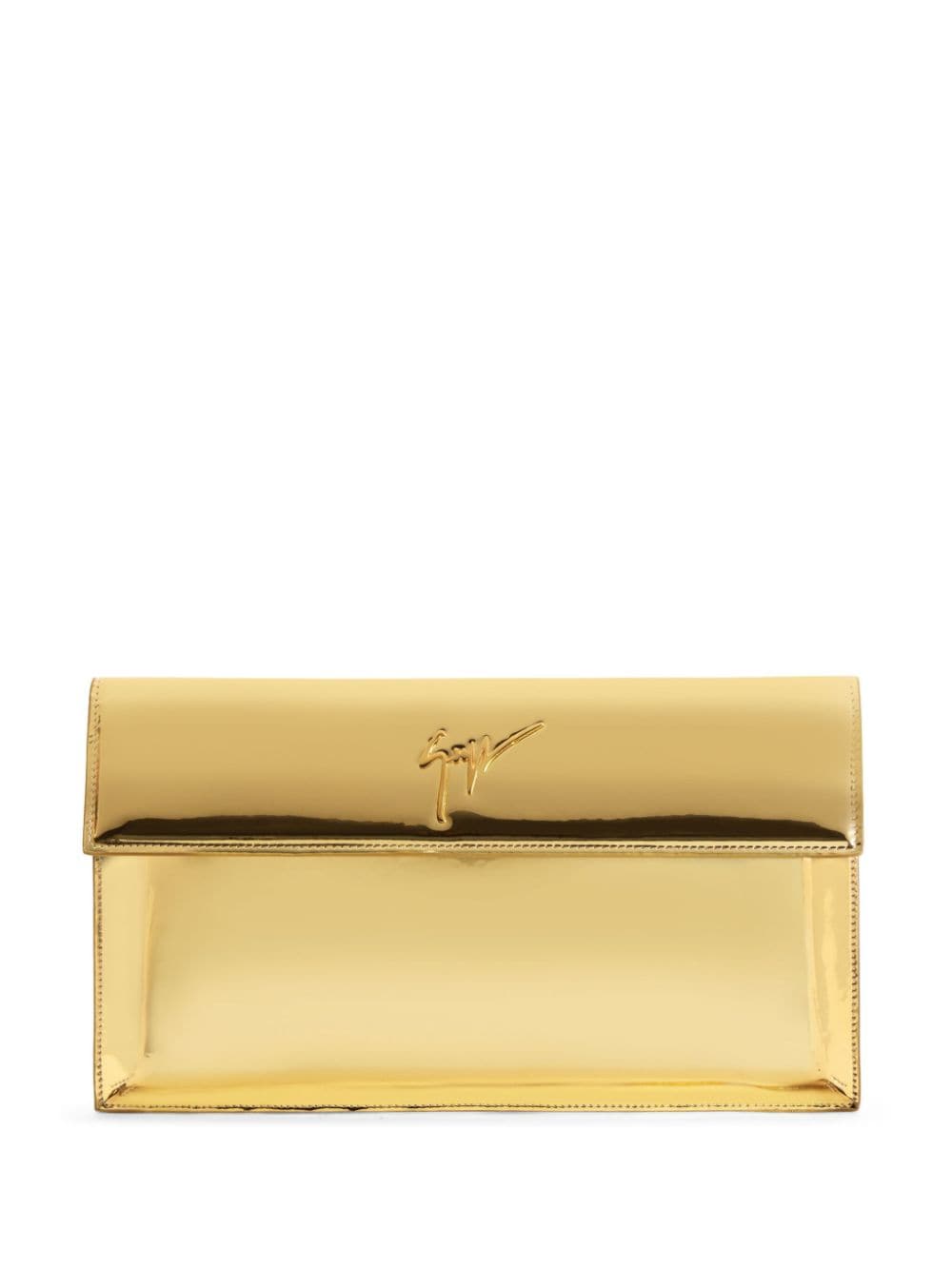 Giuseppe Zanotti Sabhin Leather Clutch Bag