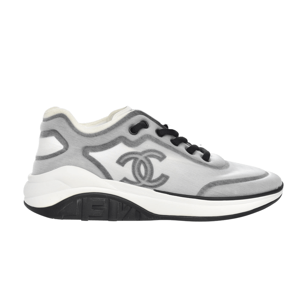 Chanel CC Logo Sneaker 'Grey Black'