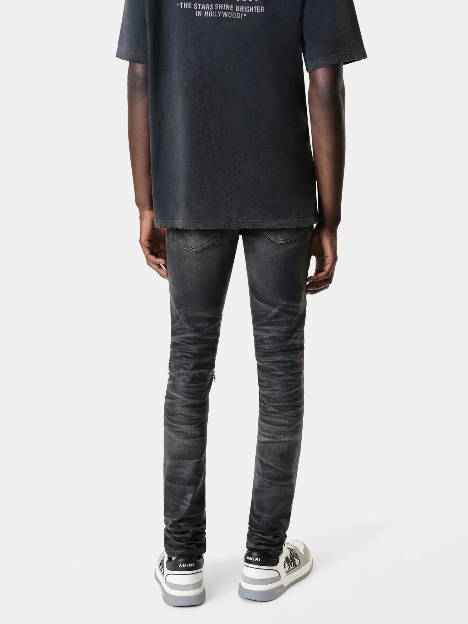 WAXED TONAL MX1 JEAN Waxed Faded Black