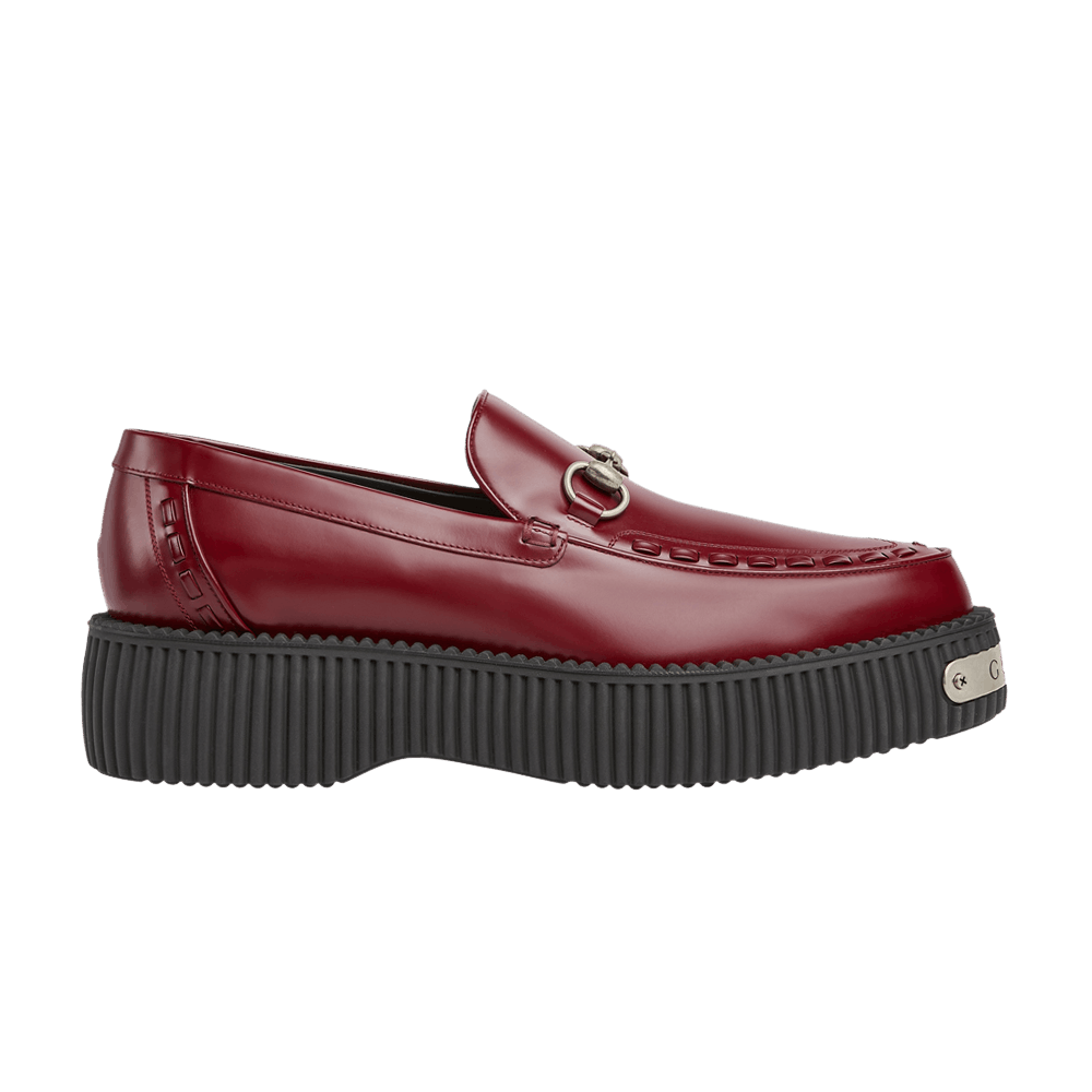 Gucci Horsebit Creeper Loafer 'Rosso Ancora Red'