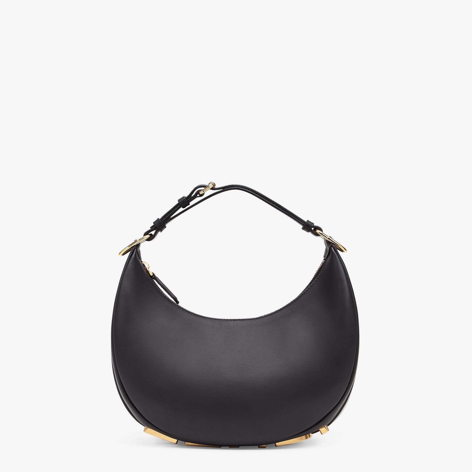 Fendigraphy Small Black leather bag