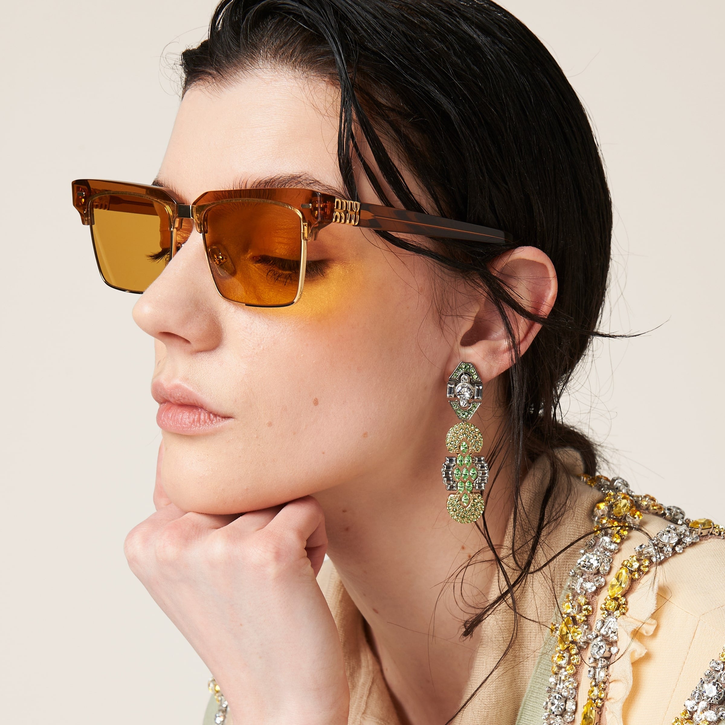 Miu Miu Runway sunglasses Ochre Lenses