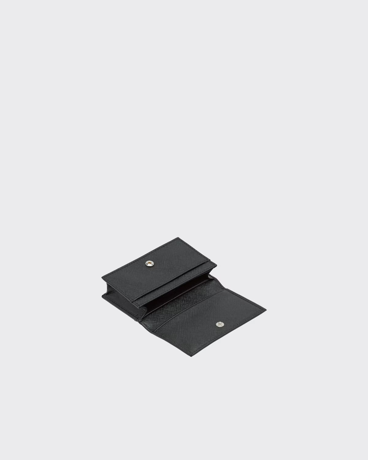 Saffiano Leather Card Holder Black