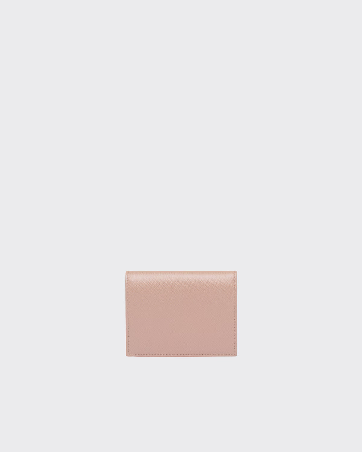 Small Saffiano Leather Wallet Powder Pink