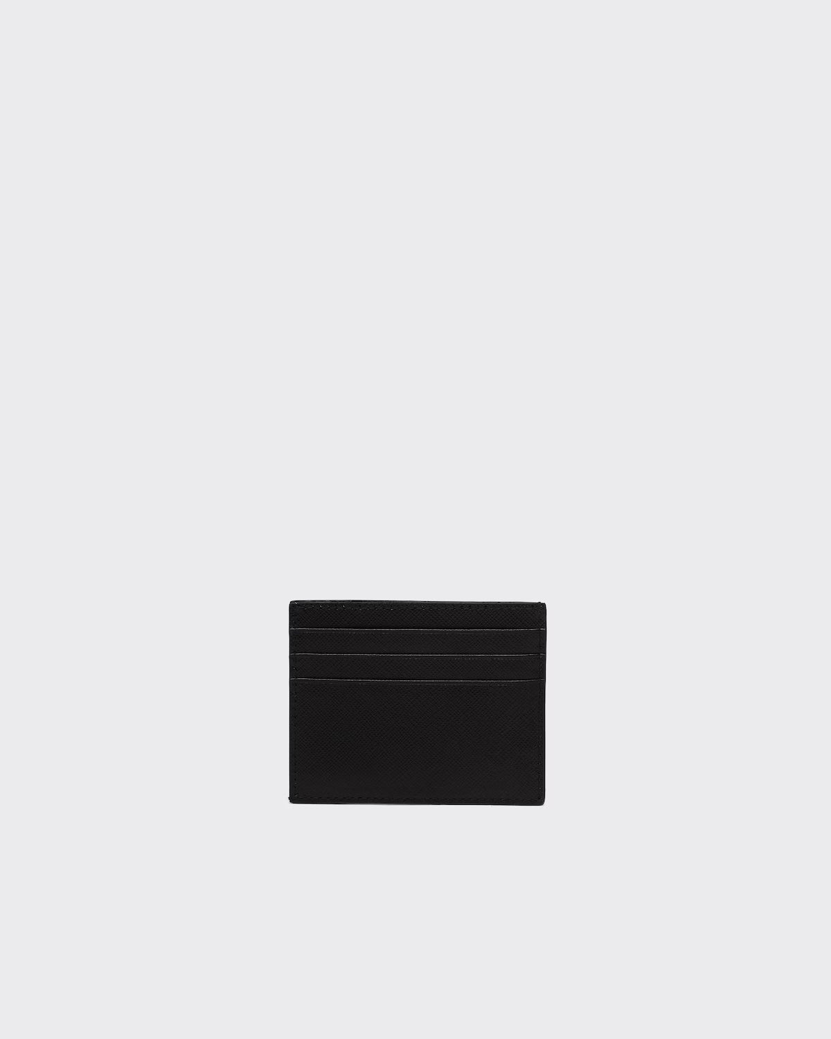 Saffiano Leather Card Holder Black