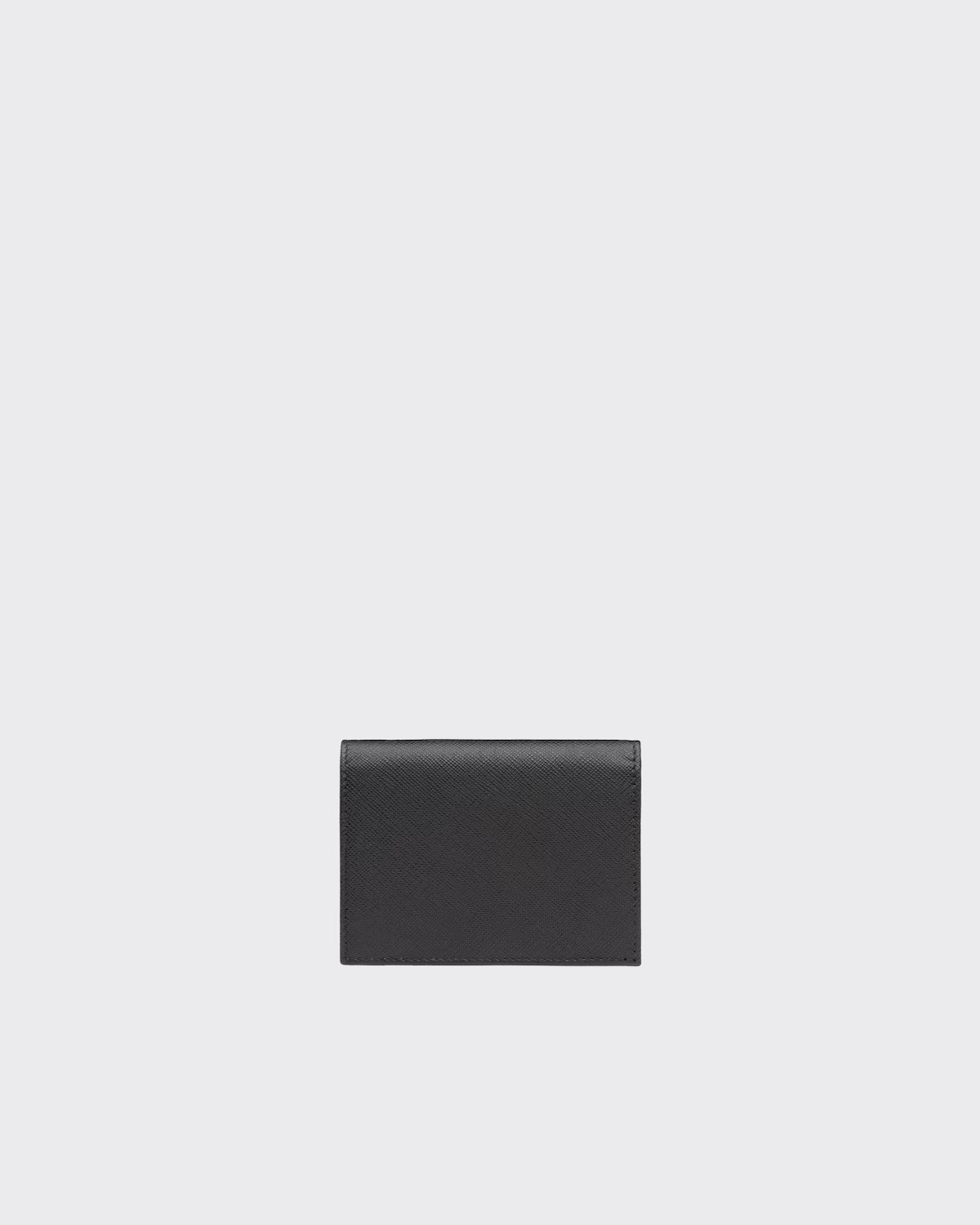 Small Saffiano Leather Wallet Black