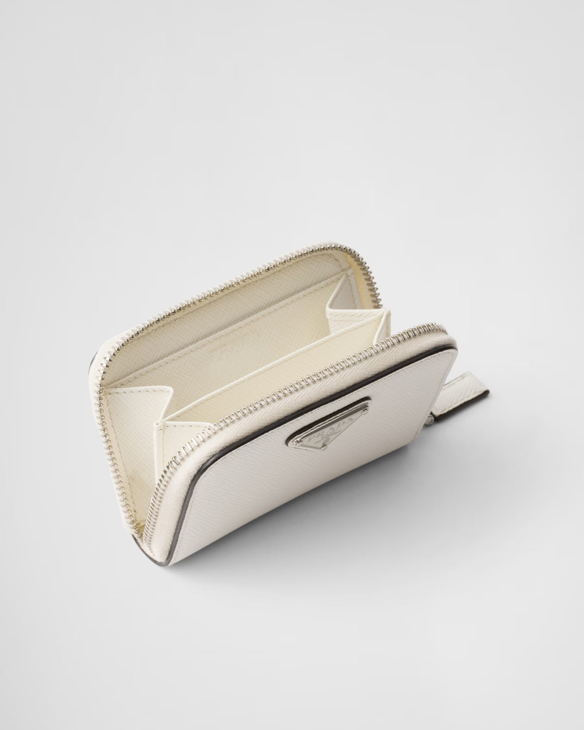 Saffiano coin purse White