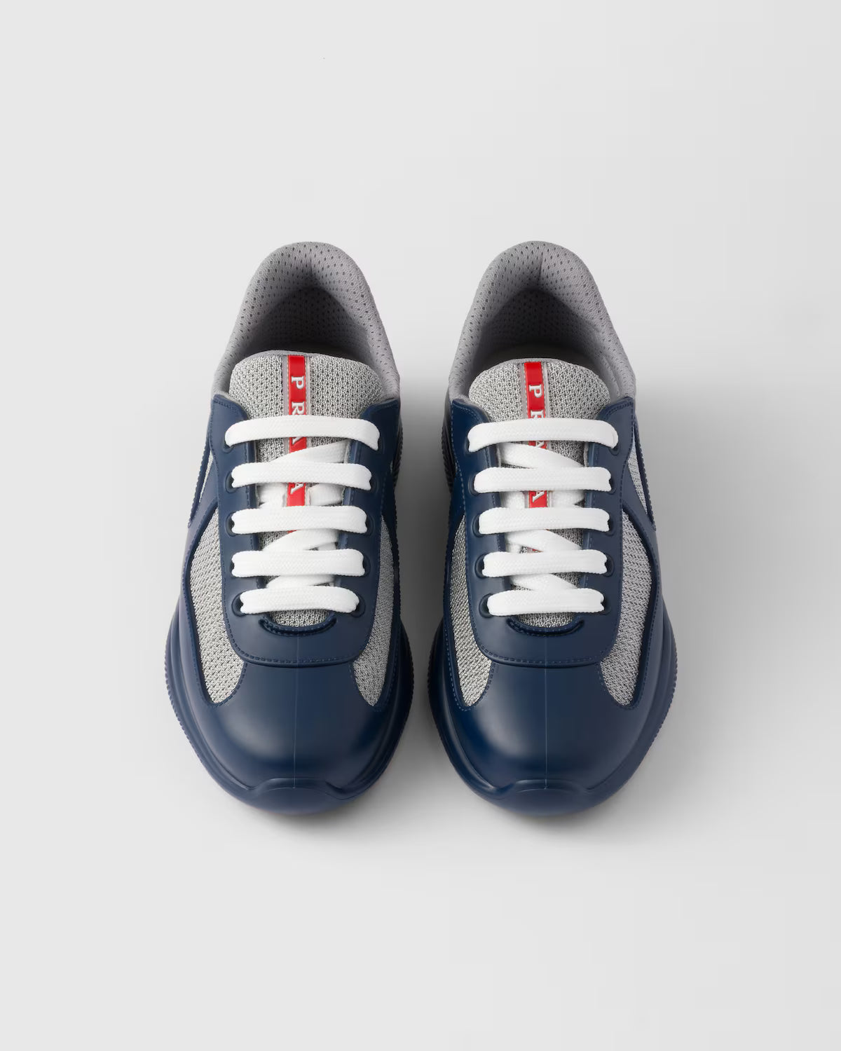 Prada America's Cup Soft Rubber and Bike Fabric Sneakers - Royal Blue