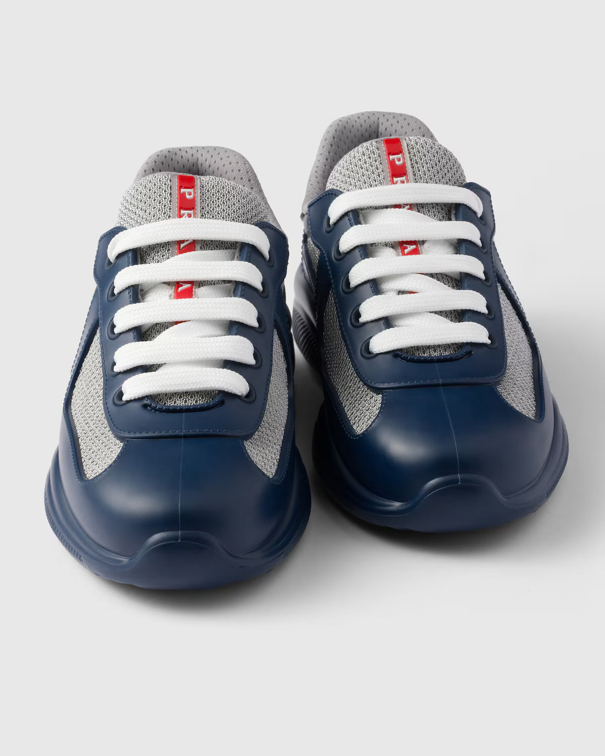 Prada America's Cup Soft Rubber and Bike Fabric Sneakers - Royal Blue