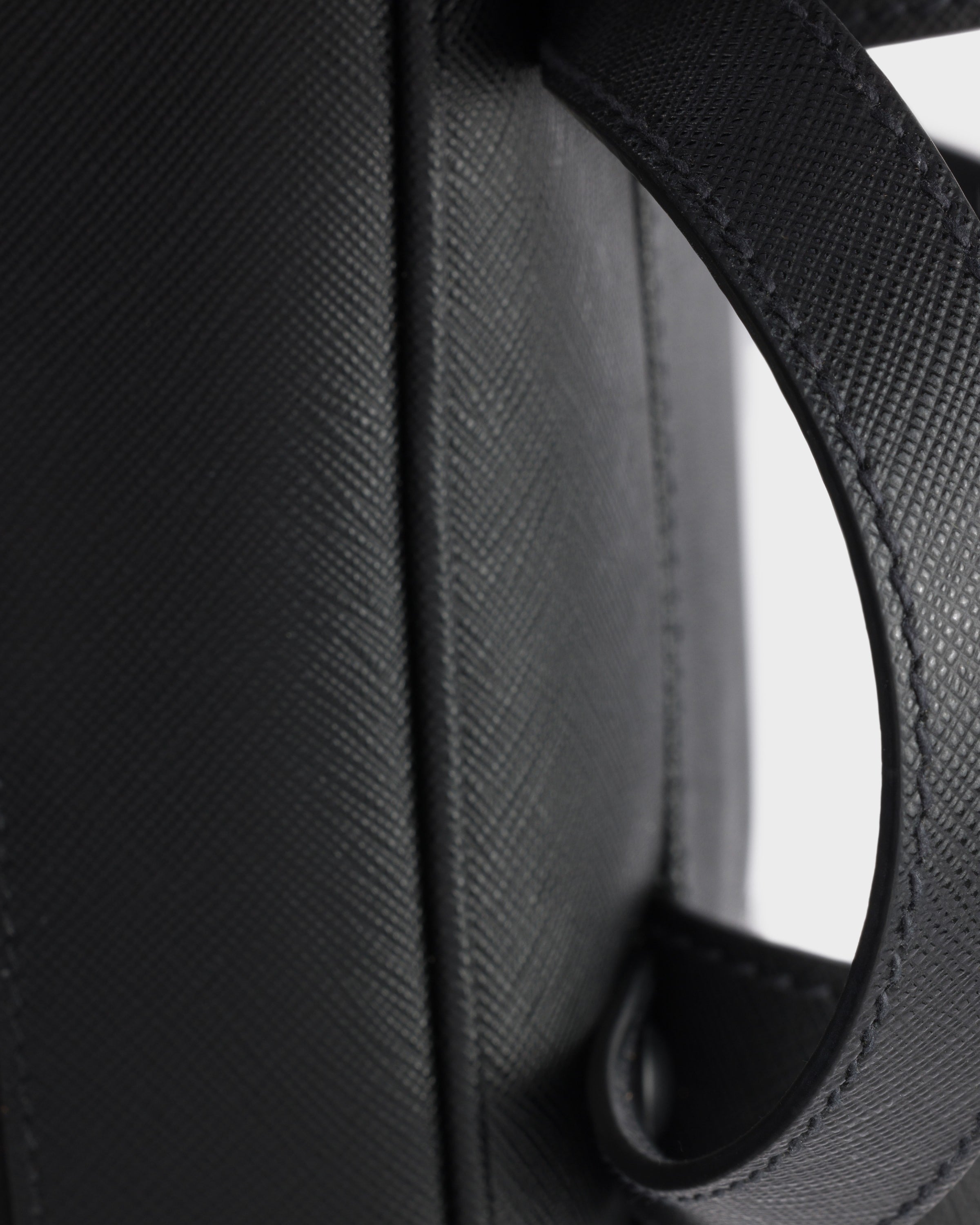 Saffiano backpack Black