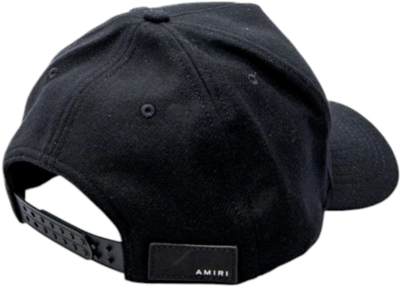 AMIRI MA Pin Full Wool Cap Black